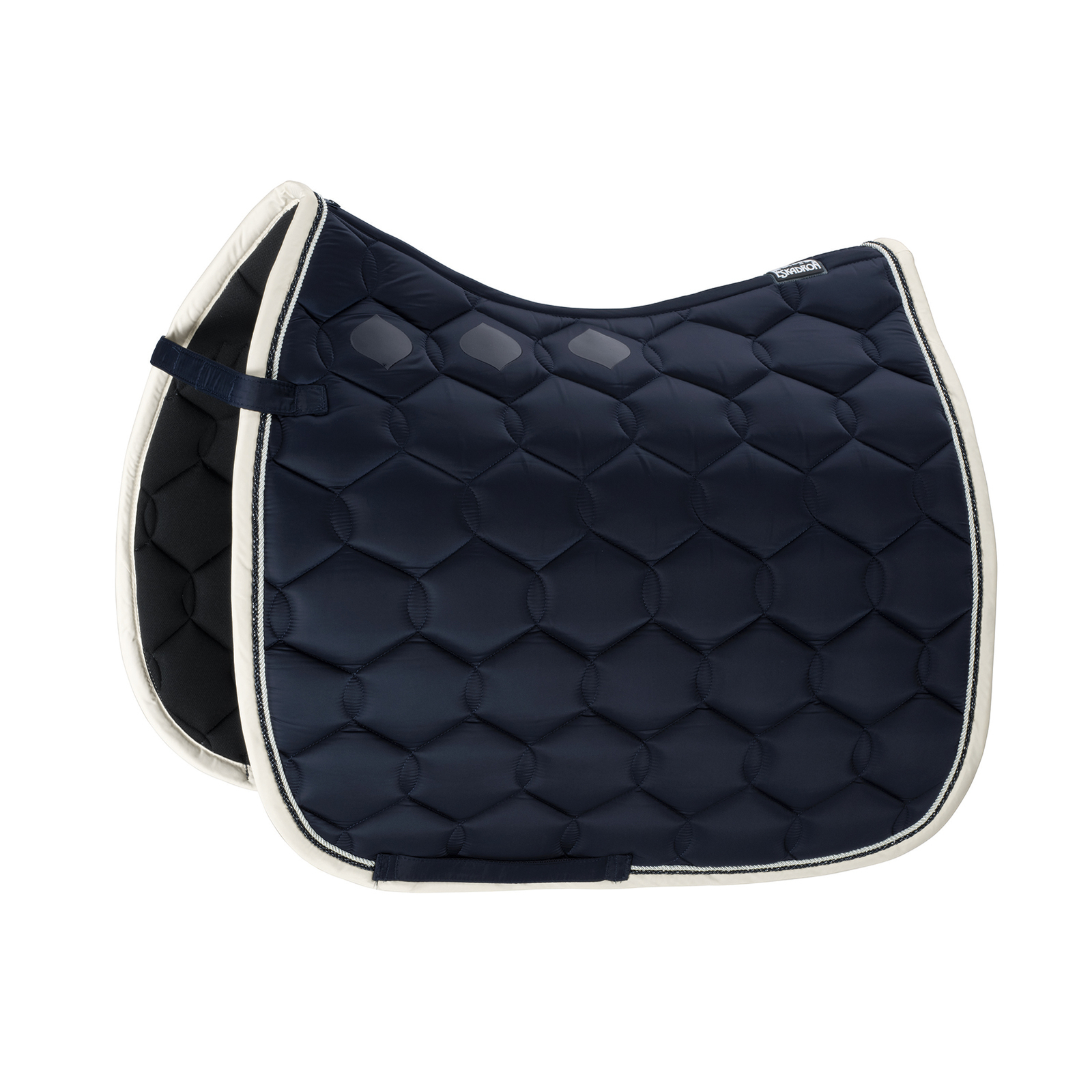 Blue Nights Eskadron Glossy Wave Contrast Dressage Saddle Pad