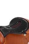 Acavallo Ortho-Coccyx Seat Saver Western Hexa Gel-Out Dri-lex, 20 mm