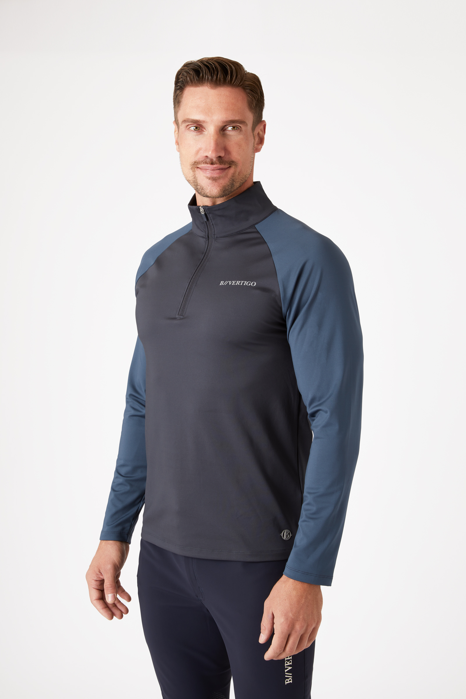 B Vertigo Edmund Men's Training Shirt with Zipper