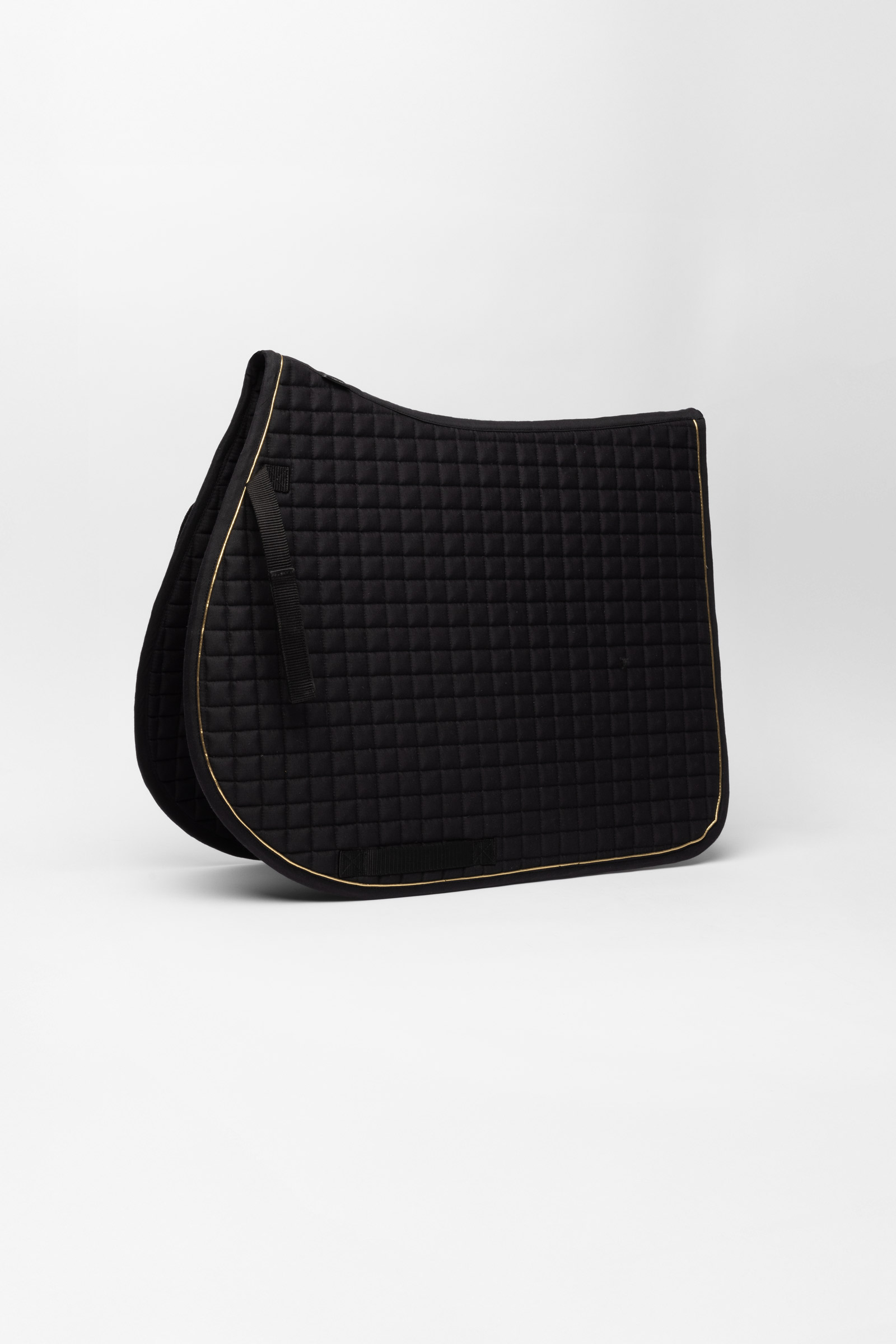 Black/Gold Horze Exeter All Purpose Saddle Pad