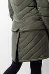 Horze Aurora Padded Parka Riding Riding Jacket with Removable Skirt
