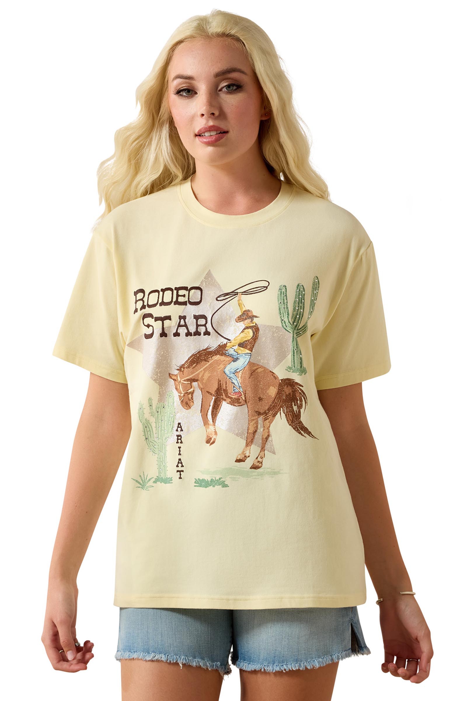 Ariat Women's Rodeo Star Boyfriend T-Shirt