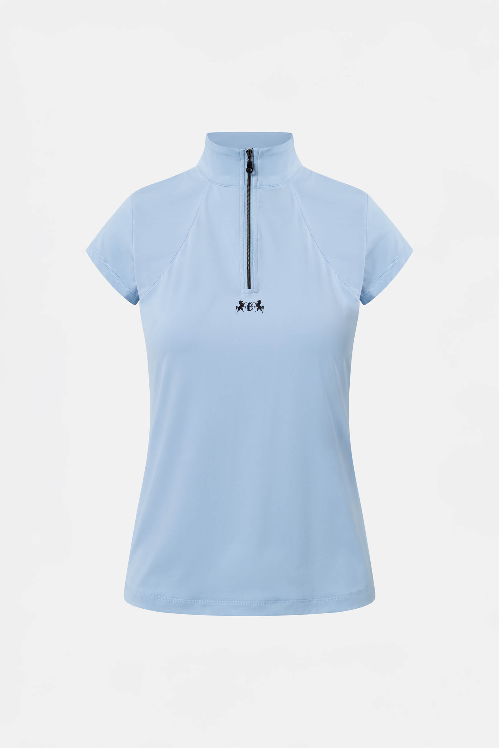 Cerulean B Vertigo Joelle Women&acute;s Training Shirt With Short Sleeves