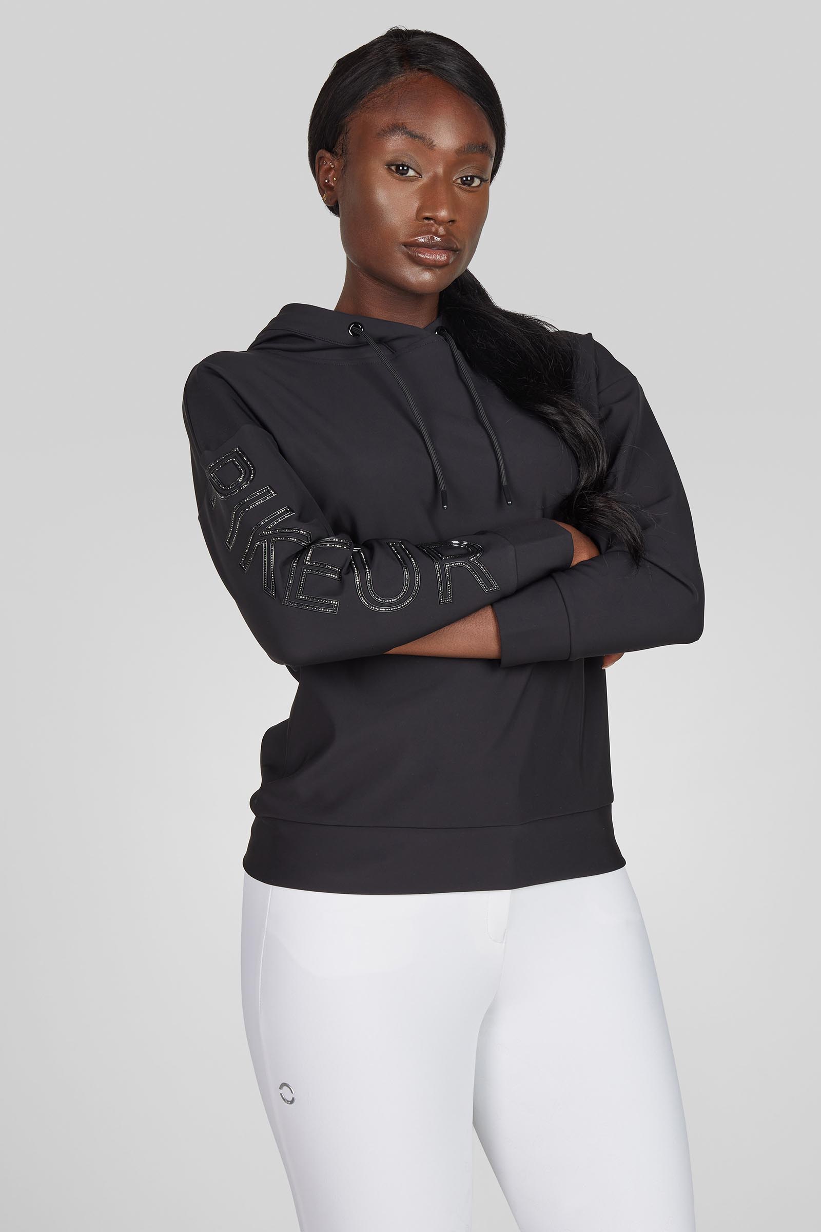 Black Pikeur Women&acute;s Hoody Sweater