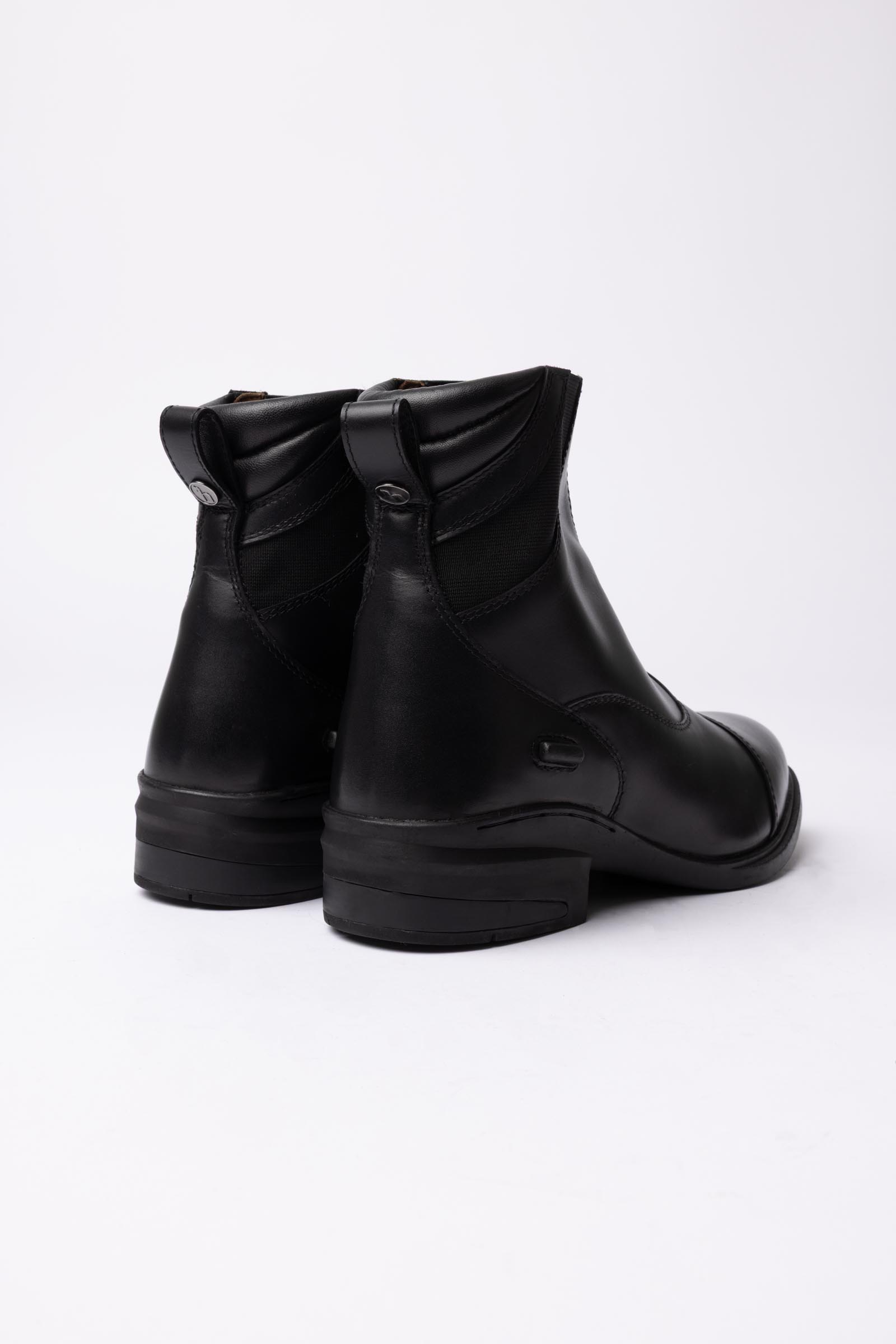 Horze Oldenburg Leather Jodhpur Boots With Front Zip