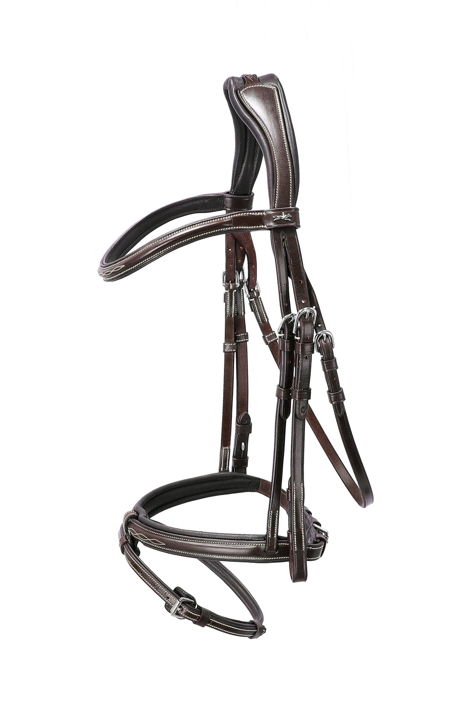 espresso/cream/silver Schockem&ouml;hle Sports Tokyo F Select Bridle