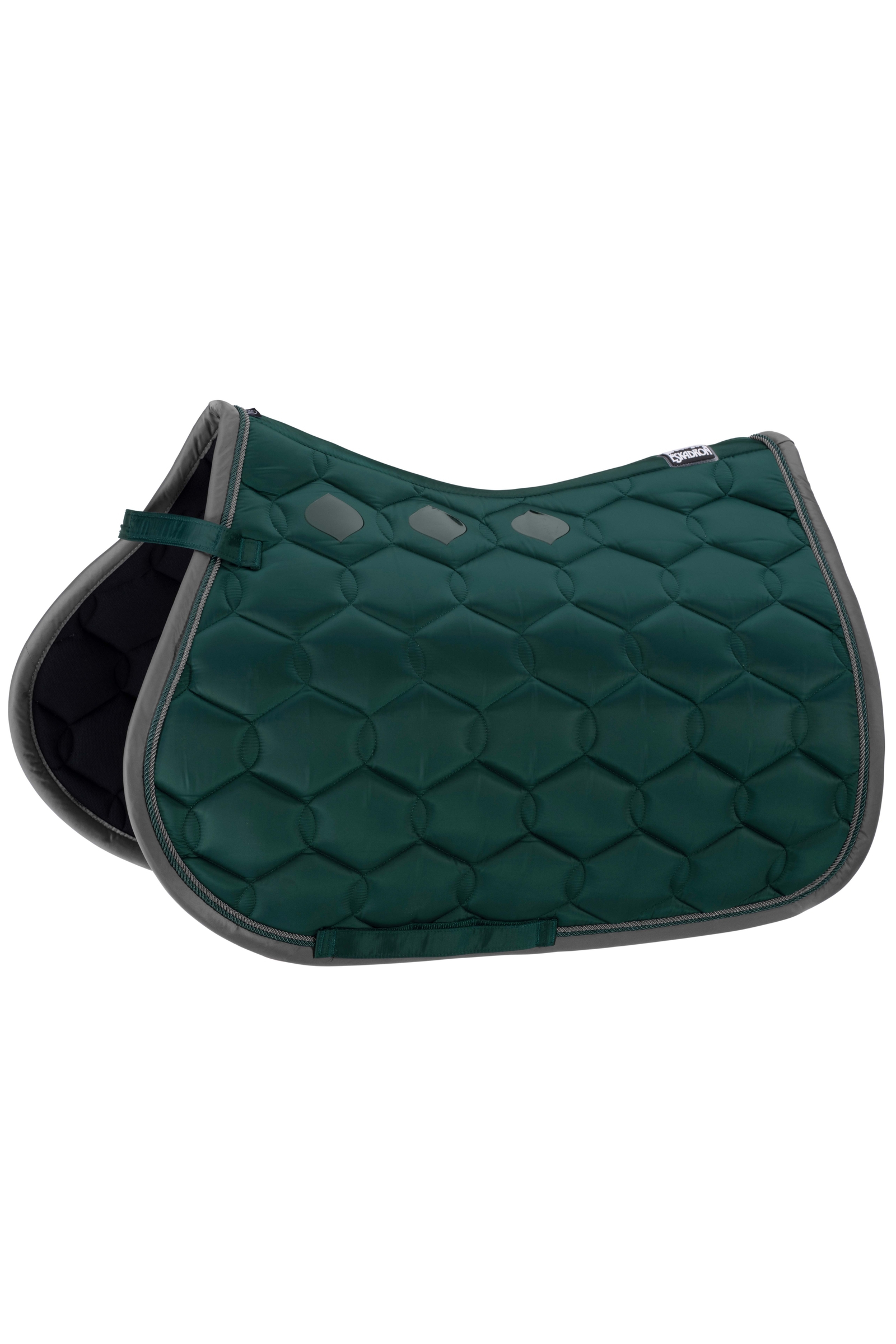 Racing Green Eskadron Glossy Wave Contrast All purpose Saddle Pad