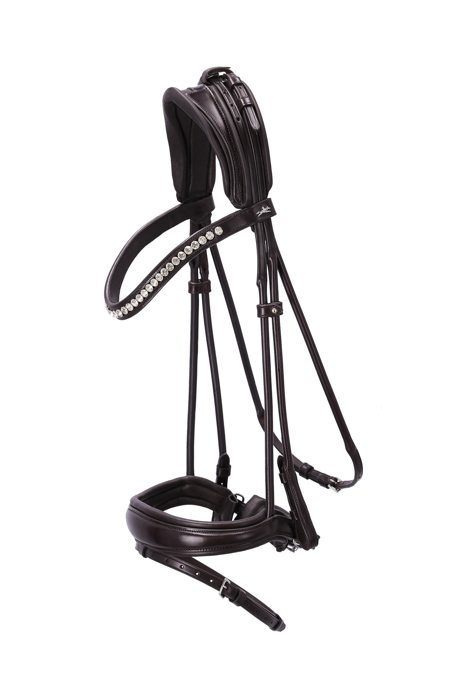espresso/silver Schockem&ouml;hle Sports Westminster Bridle