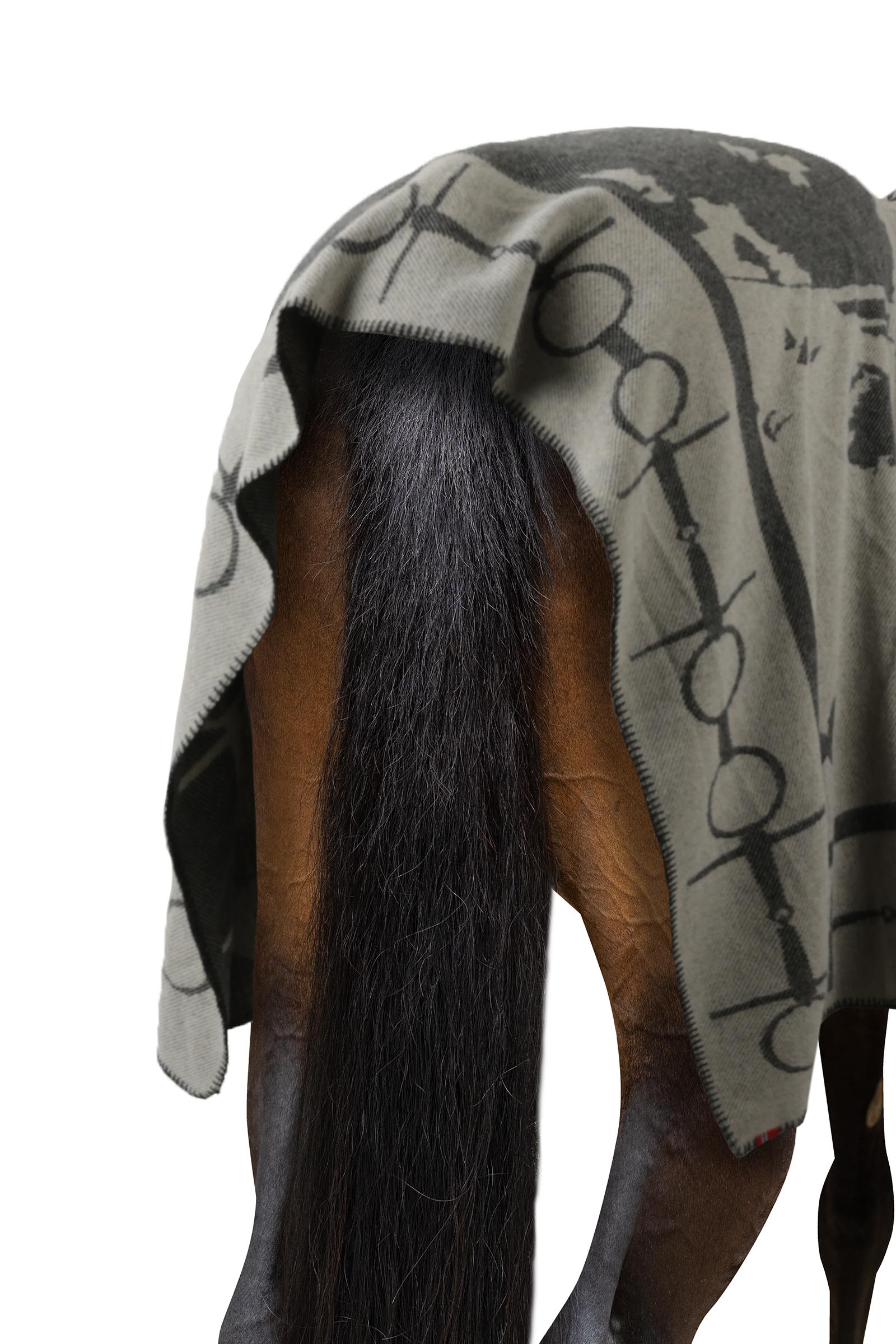 B Vertigo Horse & Bit Throw