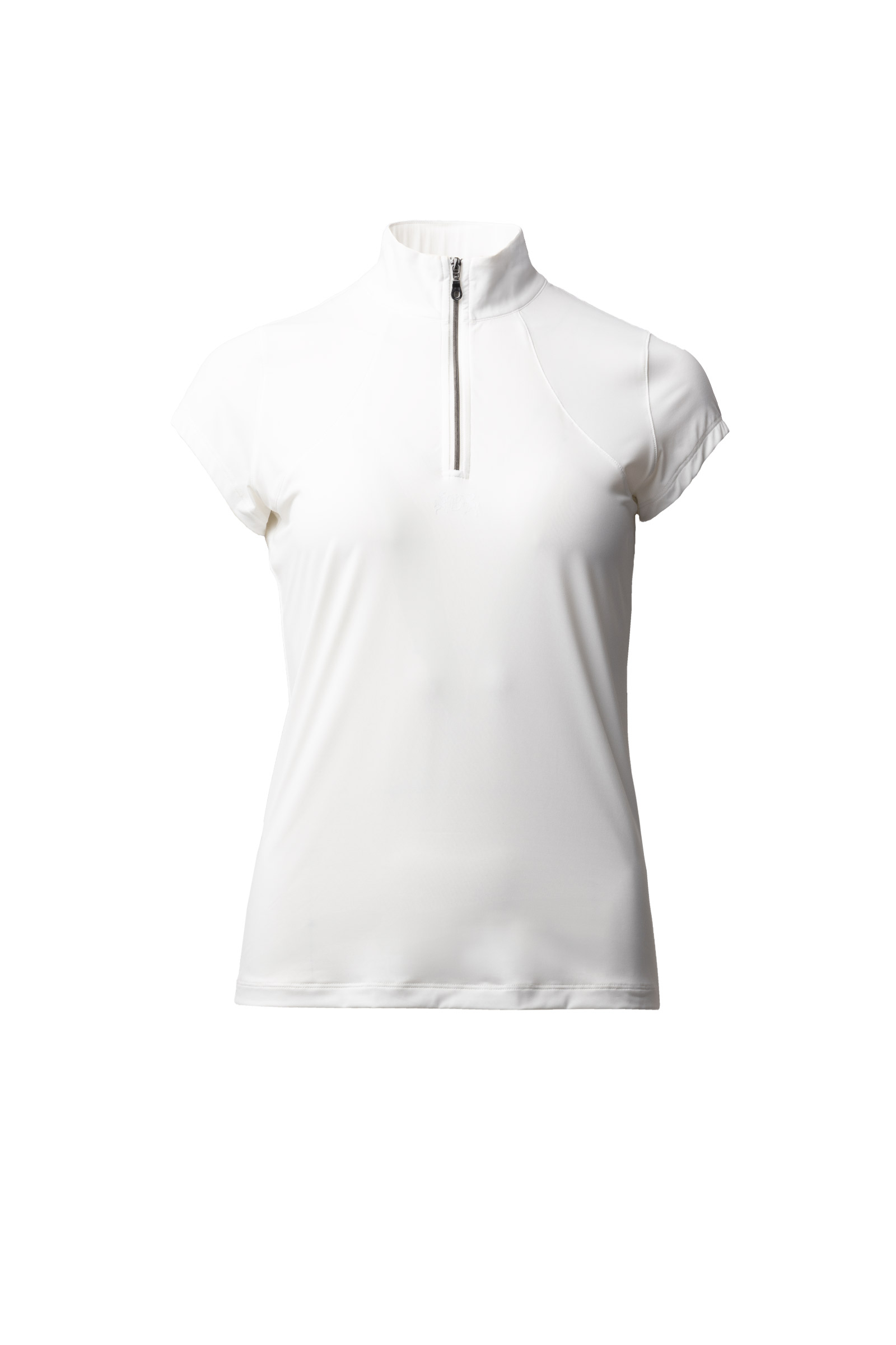 White B Vertigo Joelle Women&acute;s Training Shirt With Short Sleeves UPF 40+
