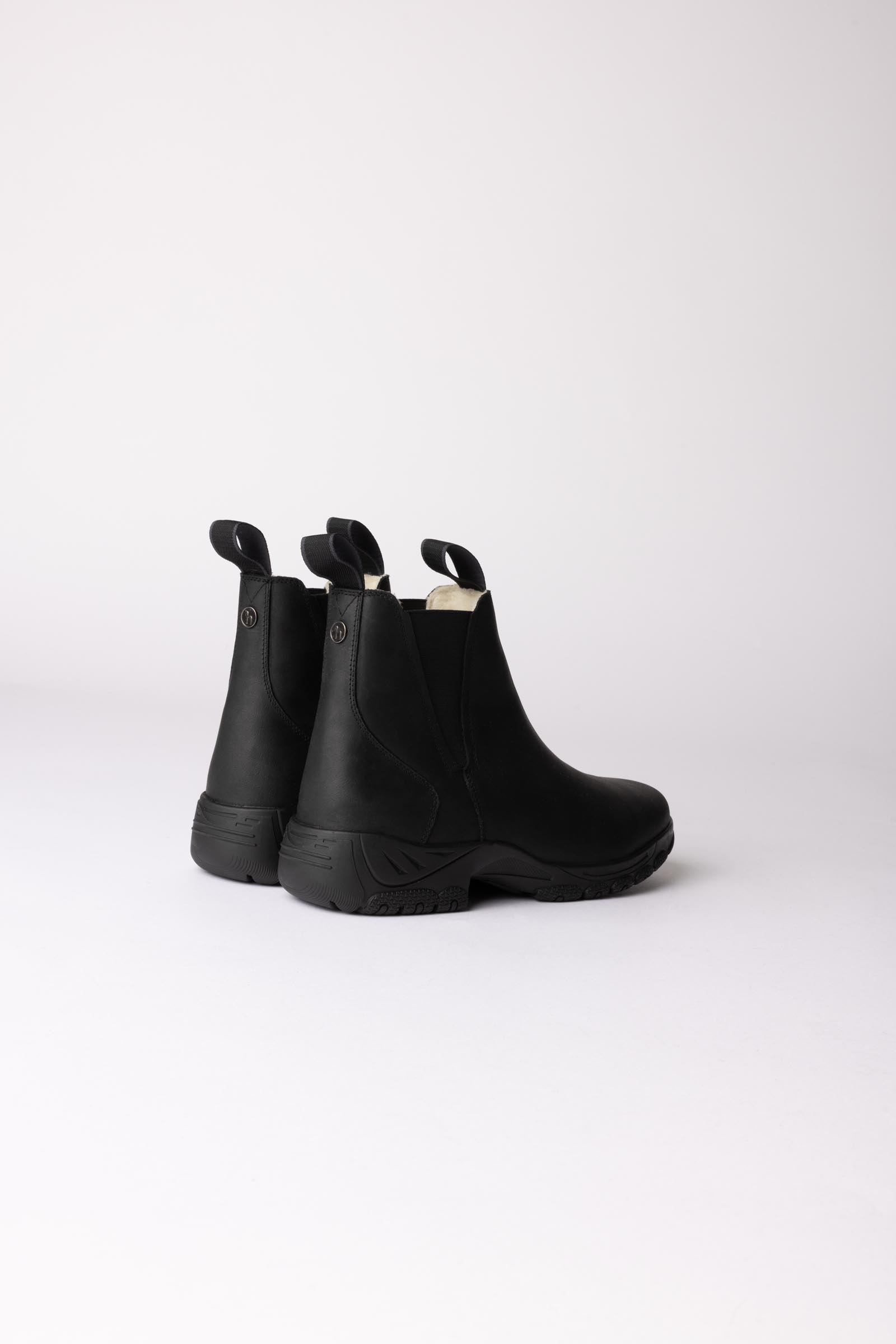 Horze Cornwall Leather Wool-Lined Jodhpur Boots