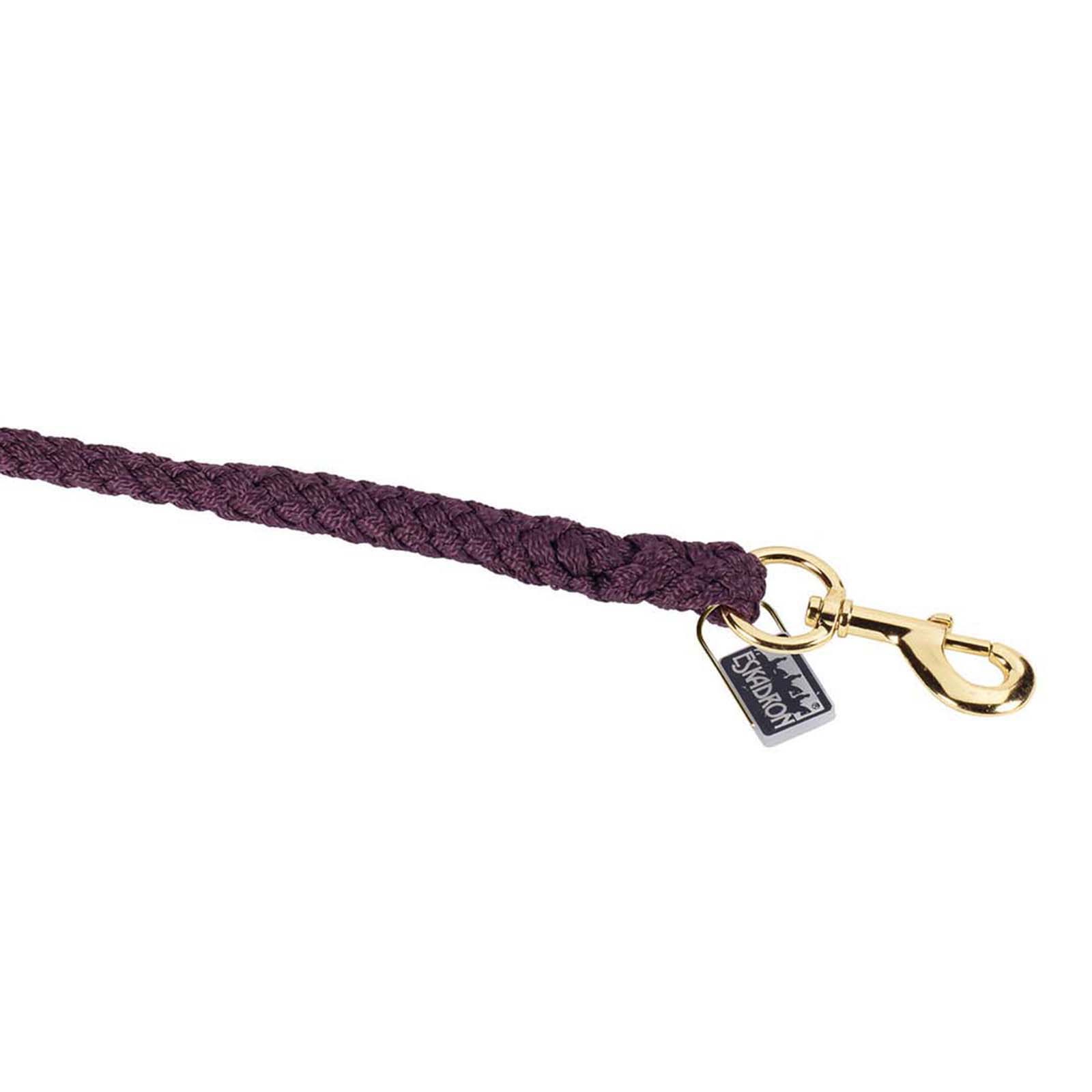 Burgundy Dark Red Eskadron Rope swivel hook brass coated, pcs