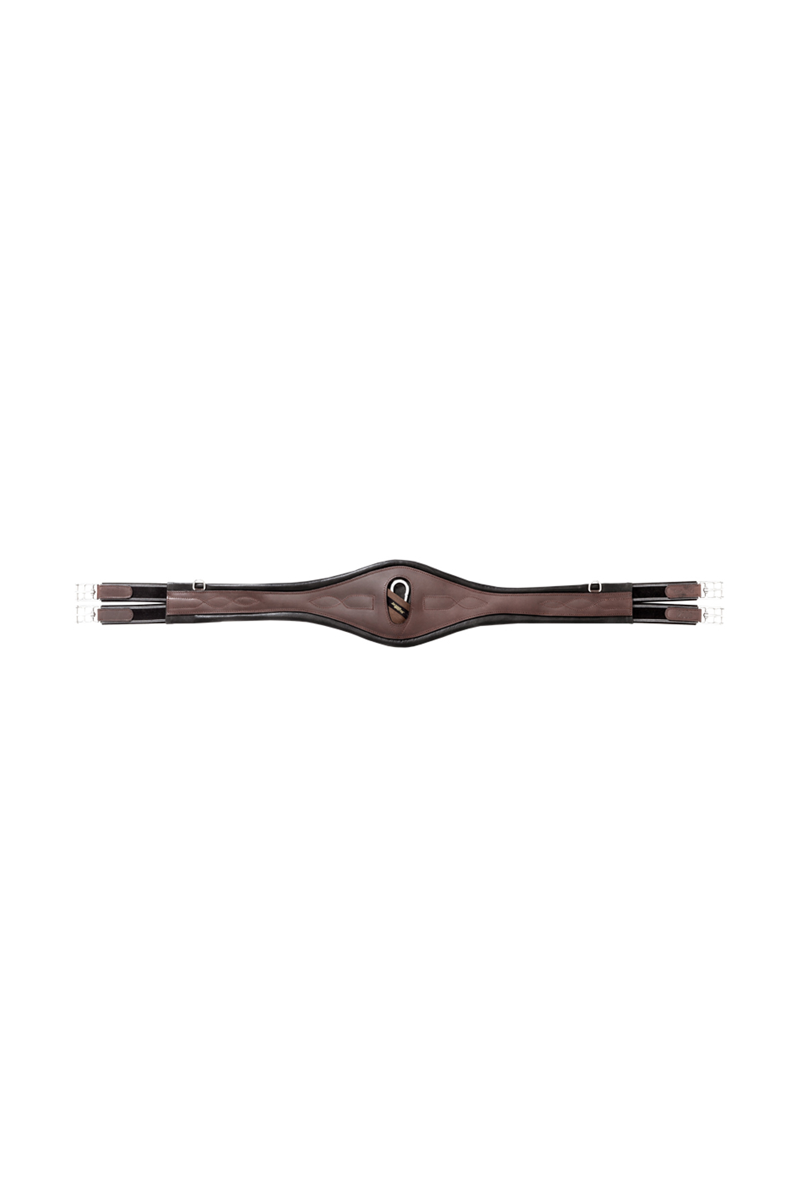 Brown Kavalkade Soft leather girth Comfort, elastic