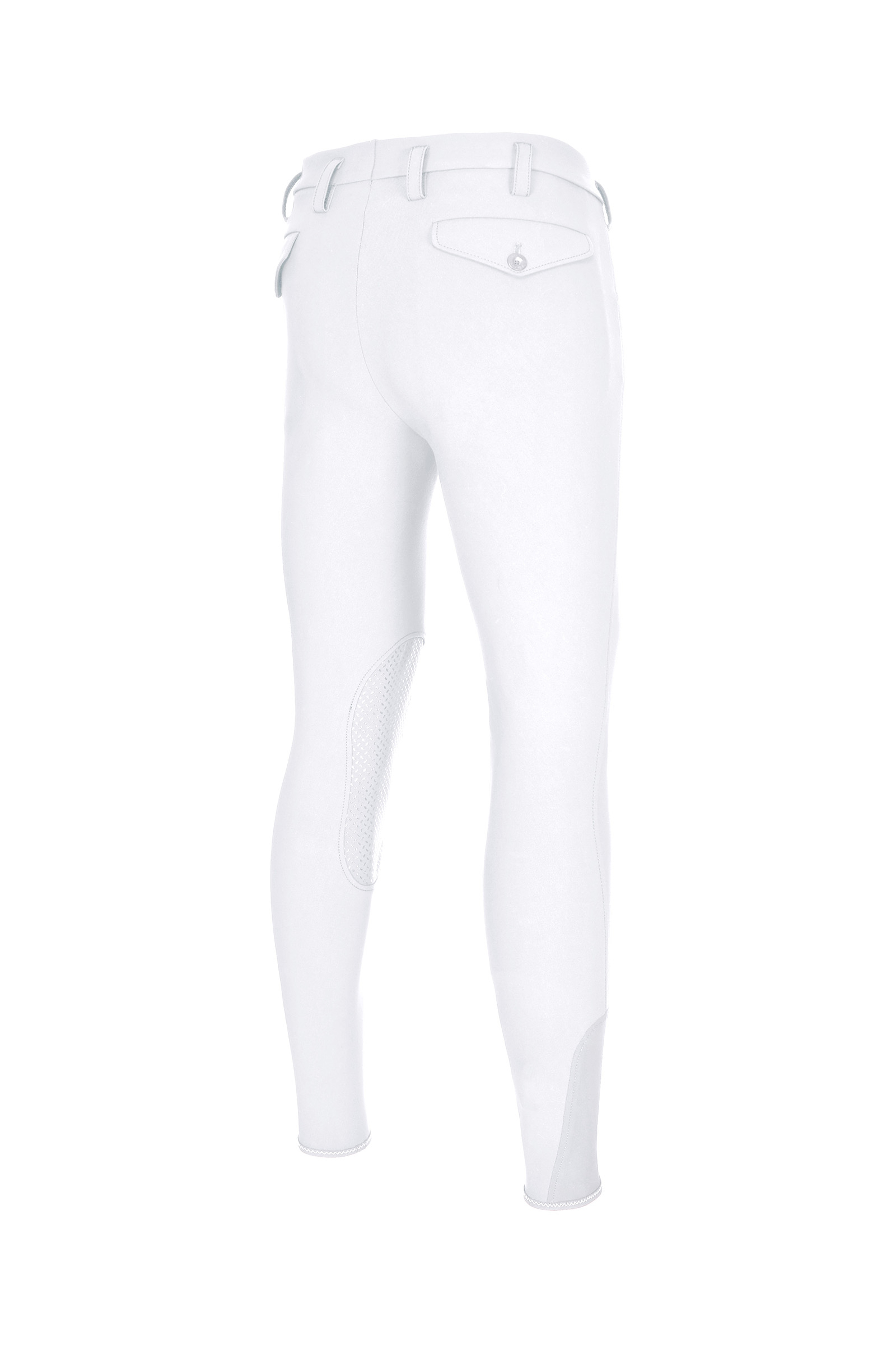 White Pikeur Rodrigo Grip II Men's Knee Patch Breeches