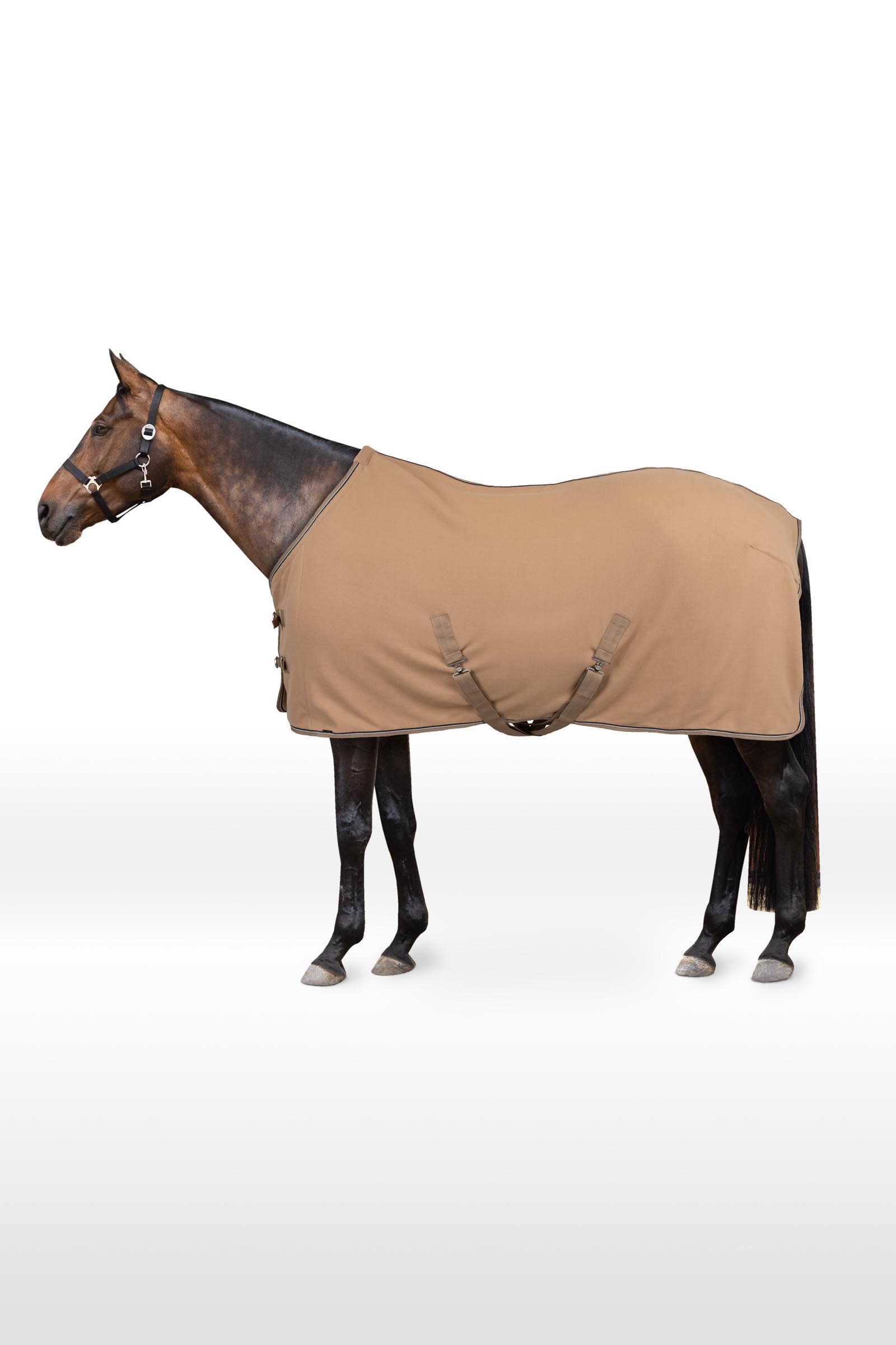 Light Brown Horze Kiel Fleece Rug