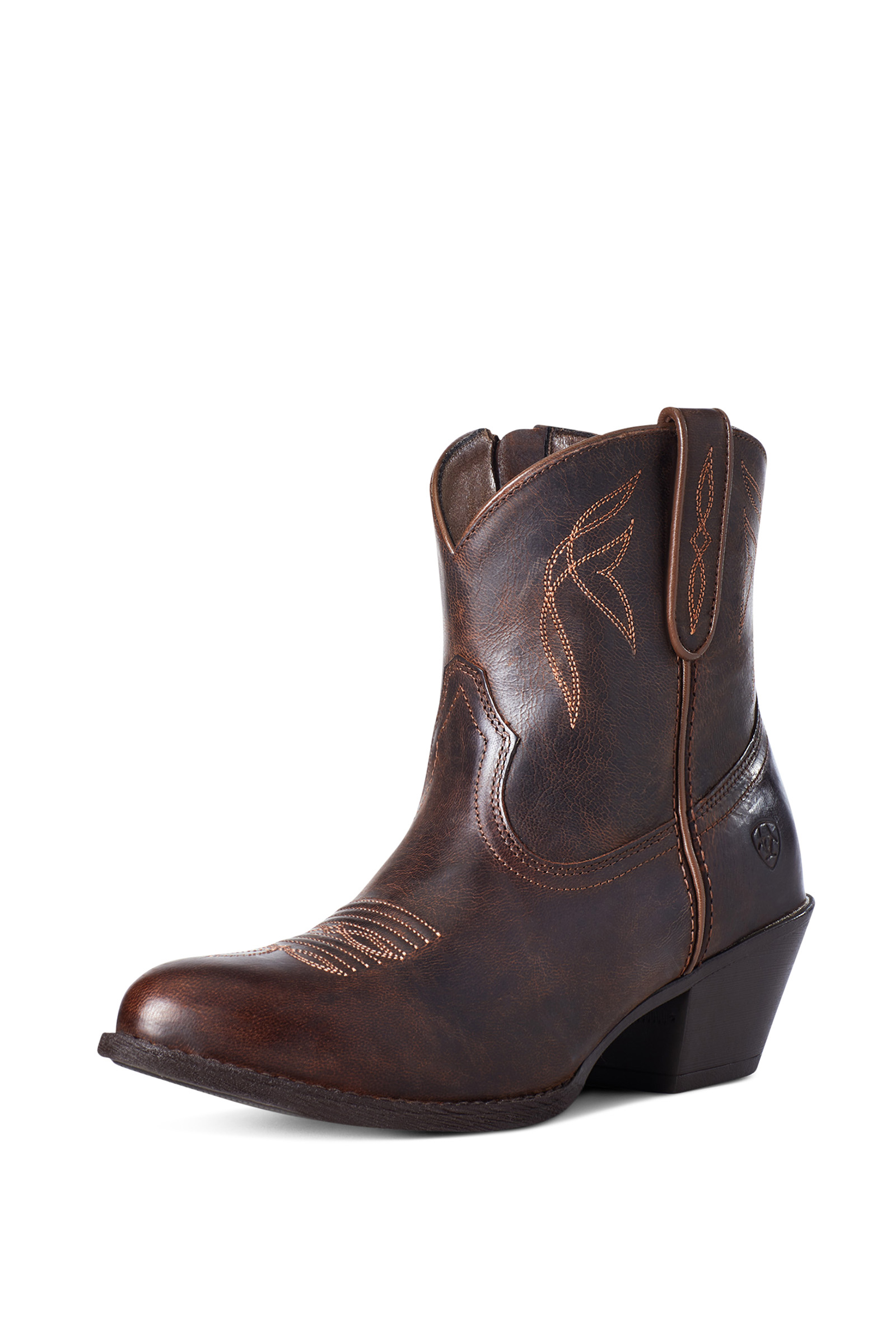 Sassy Brown Ariat Darlin Women's Short Western Boots