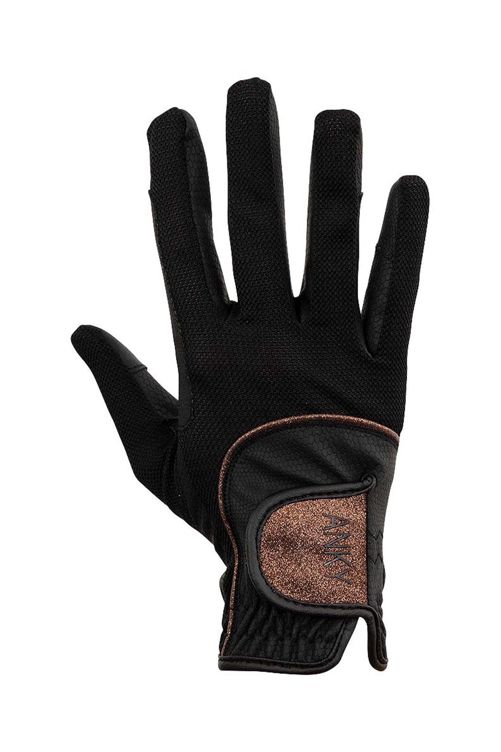 Black/Brass ANKY Technical Mesh Gloves