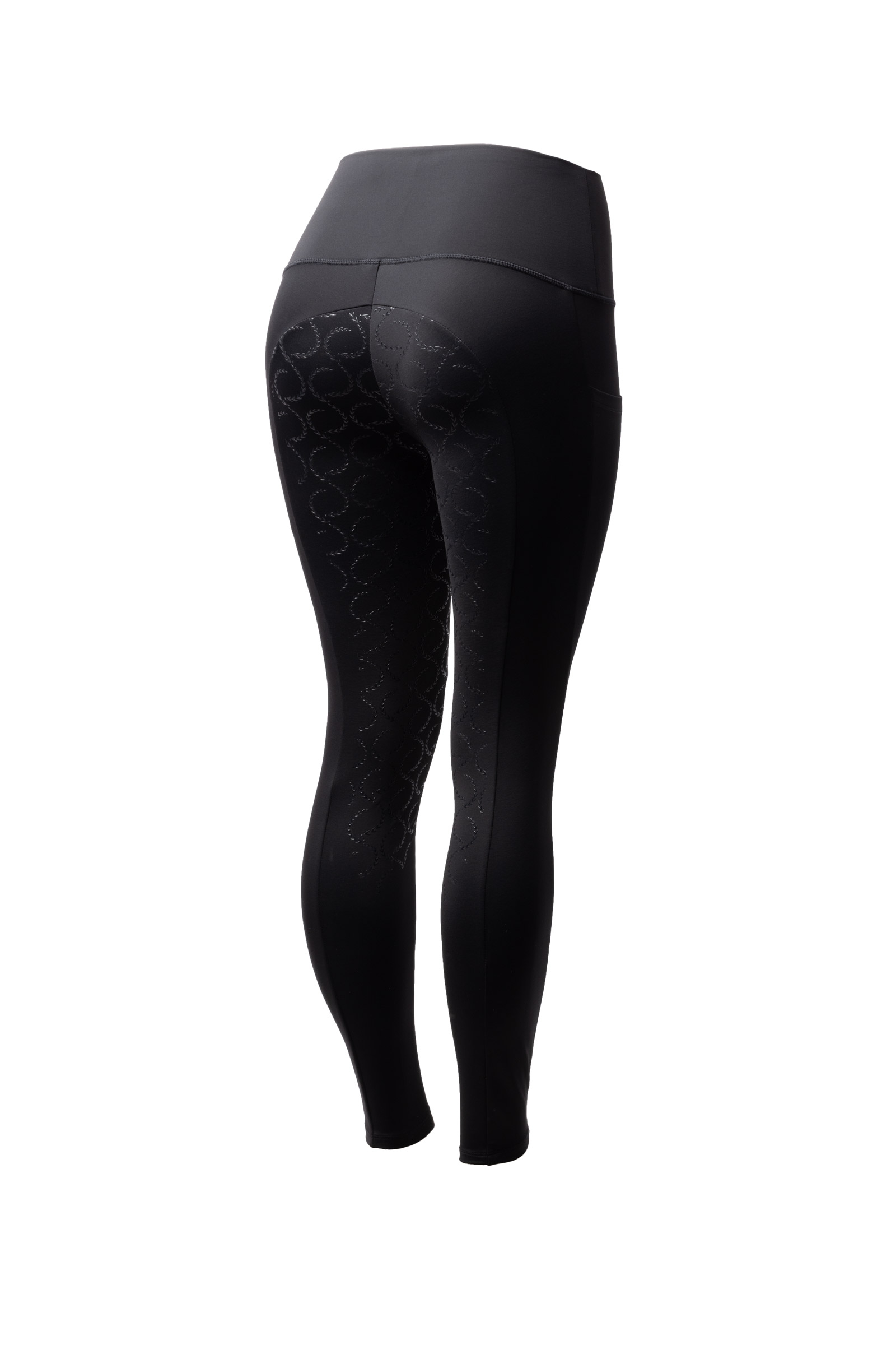 Black Horze Gillian Women's Full Seat Compression Tights