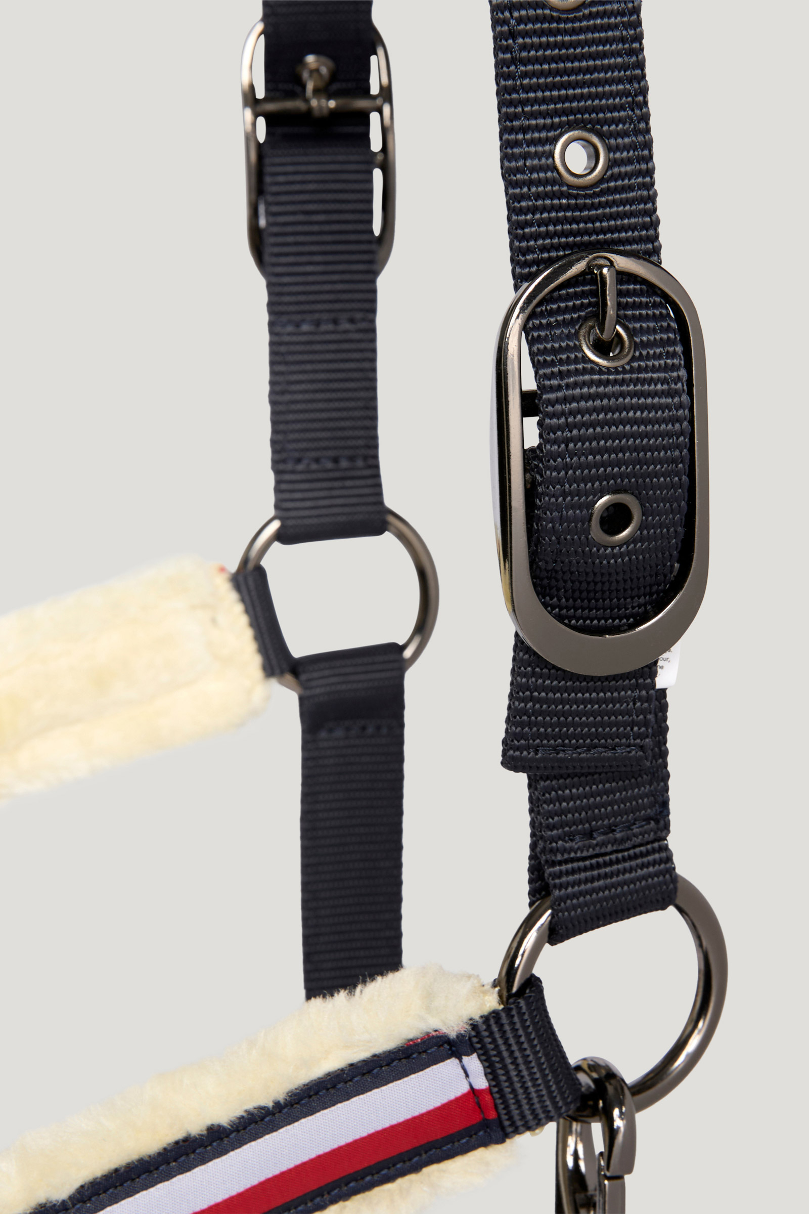 Tommy Hilfiger Equestrian Yale Set Faux Fur Halter Rope