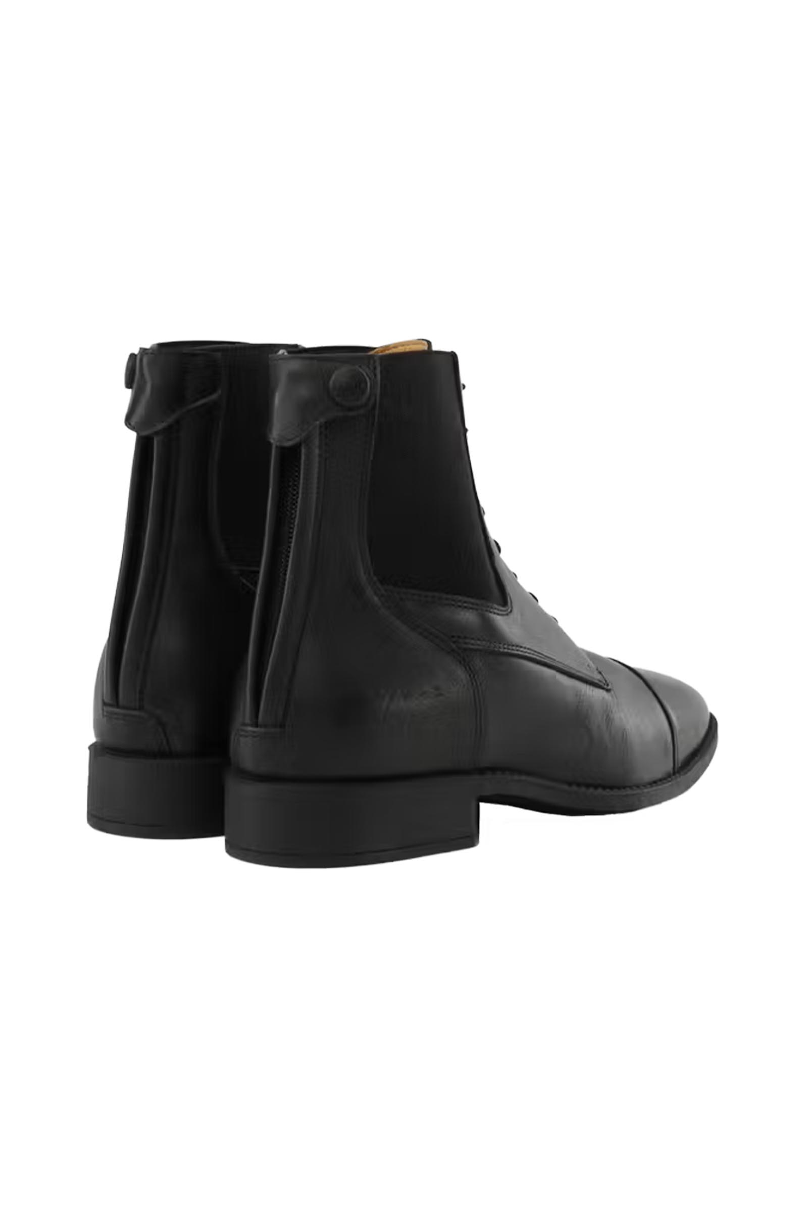 Dy'on Short Boots With Front Laces & Back Zipper