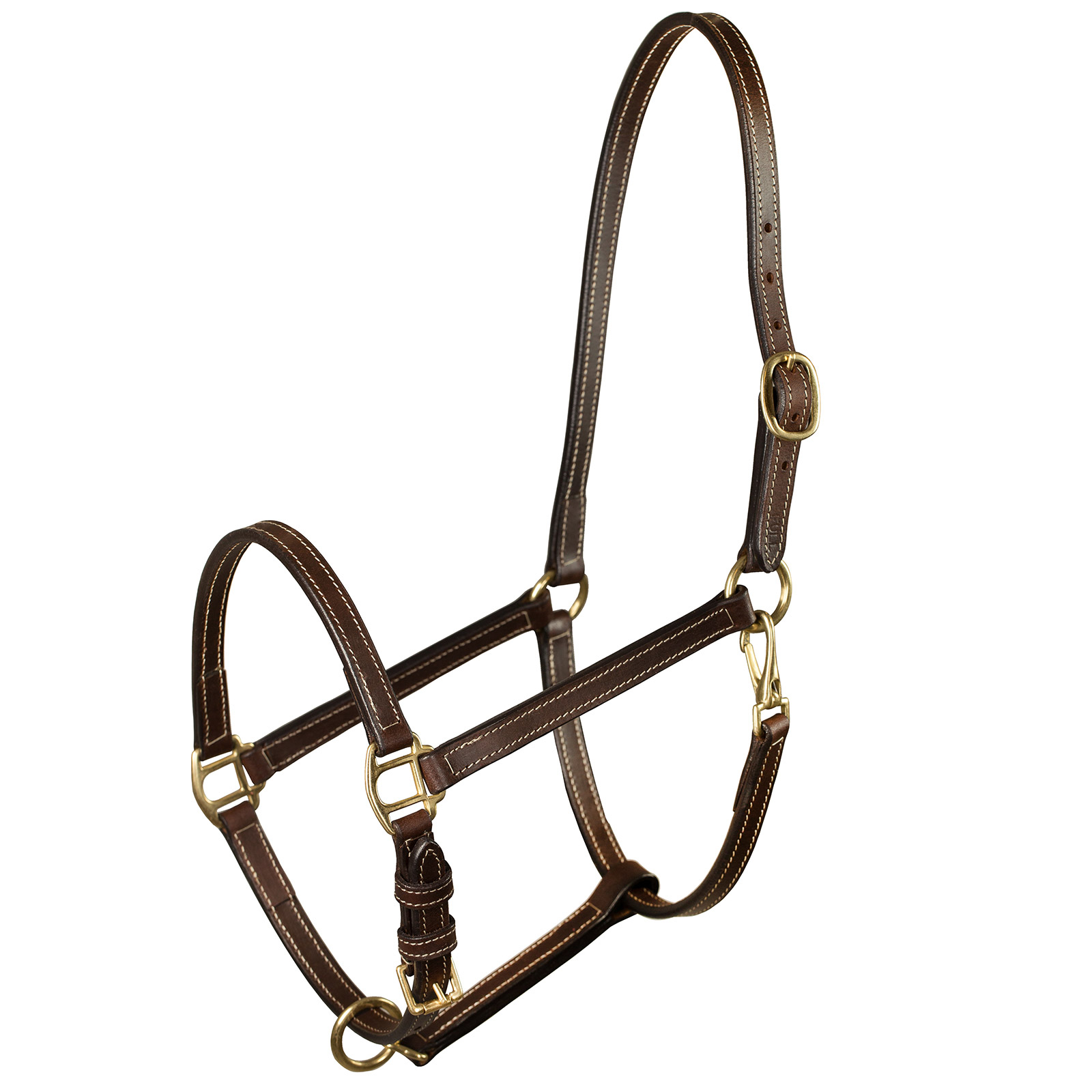 Brown Horze Fremont Leather Halter