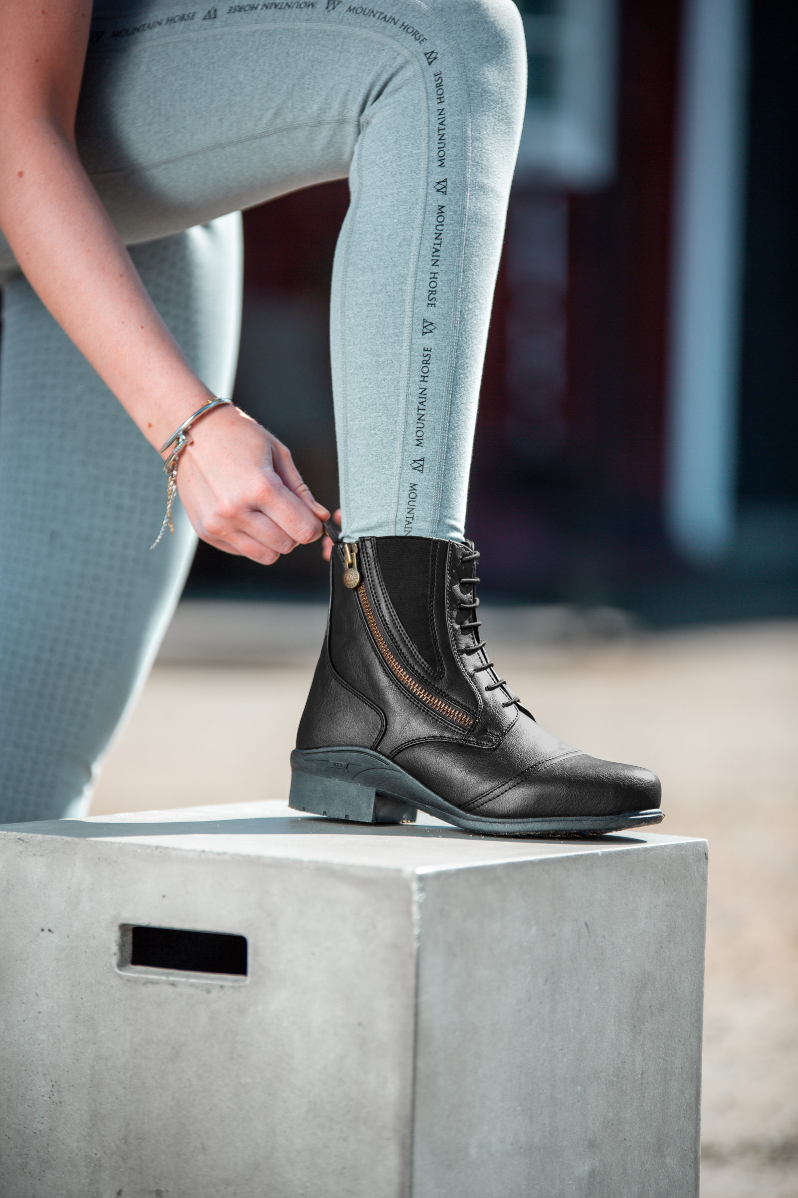 Mountain Horse Veganza Side Zip Paddock Boots