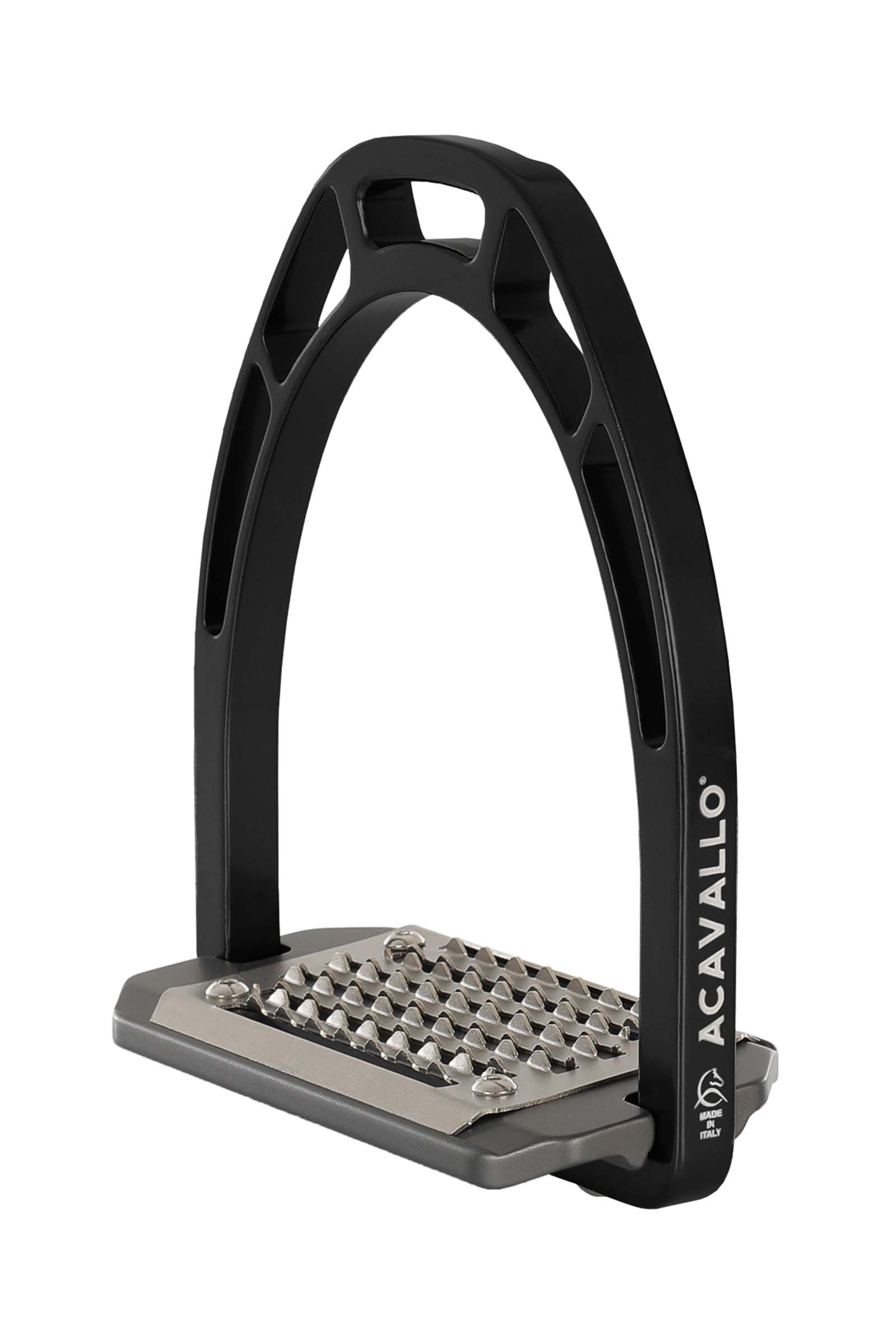 Black Acavallo Arco Evolution Alupro Aluminium Stirrup