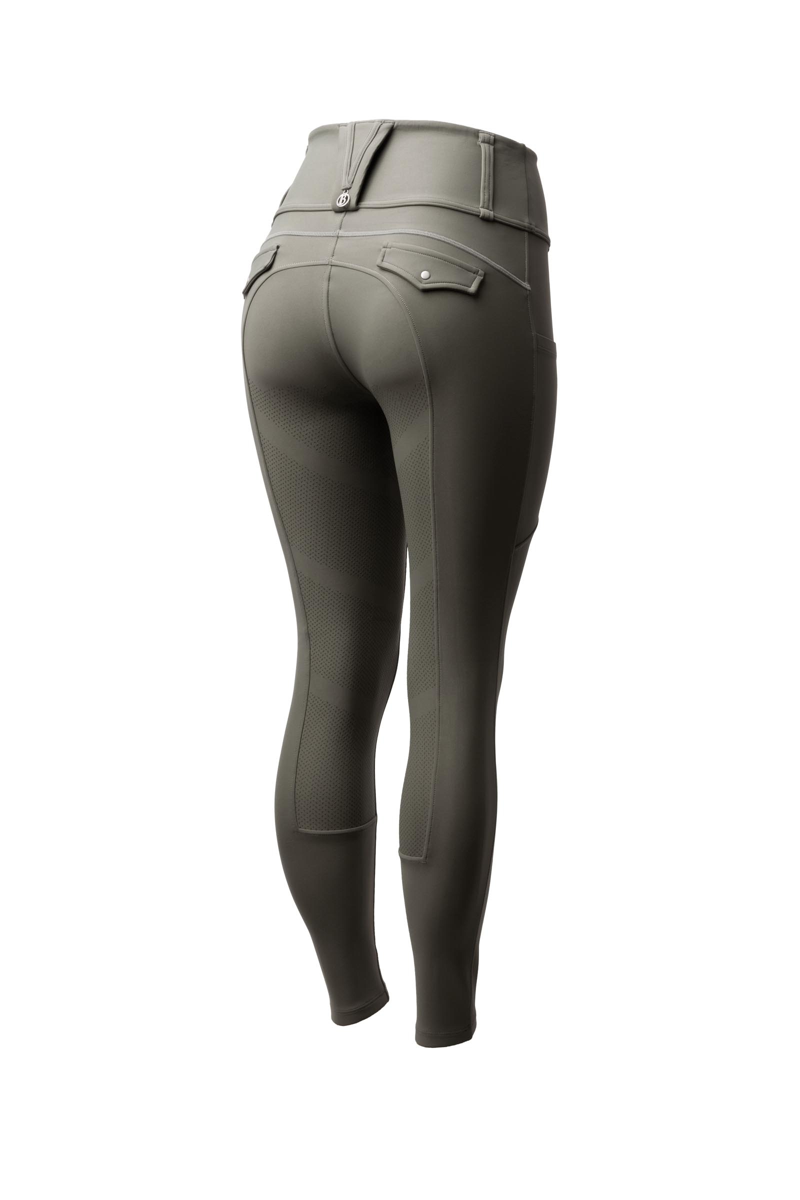 Green B Vertigo Chiara Women's Compression Hybrid Breeches With Full Grip