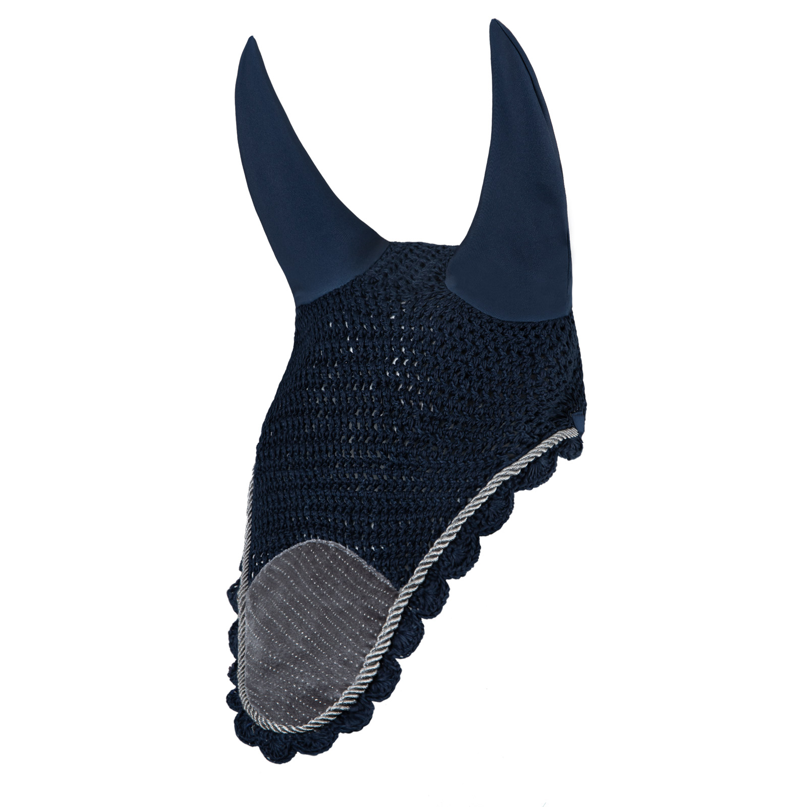 Dark Blue Horze Pomona Ear Net