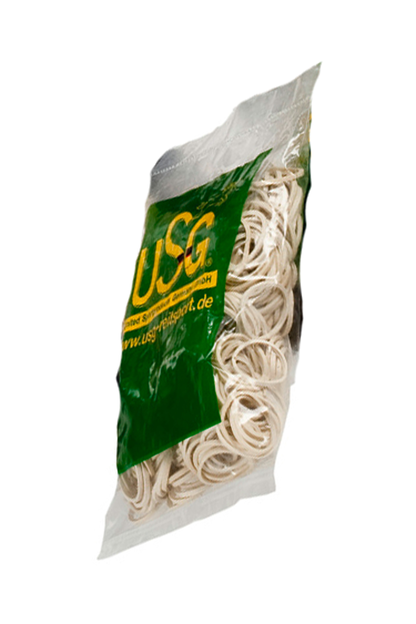 White USG Mane Rubber Rings (50g)