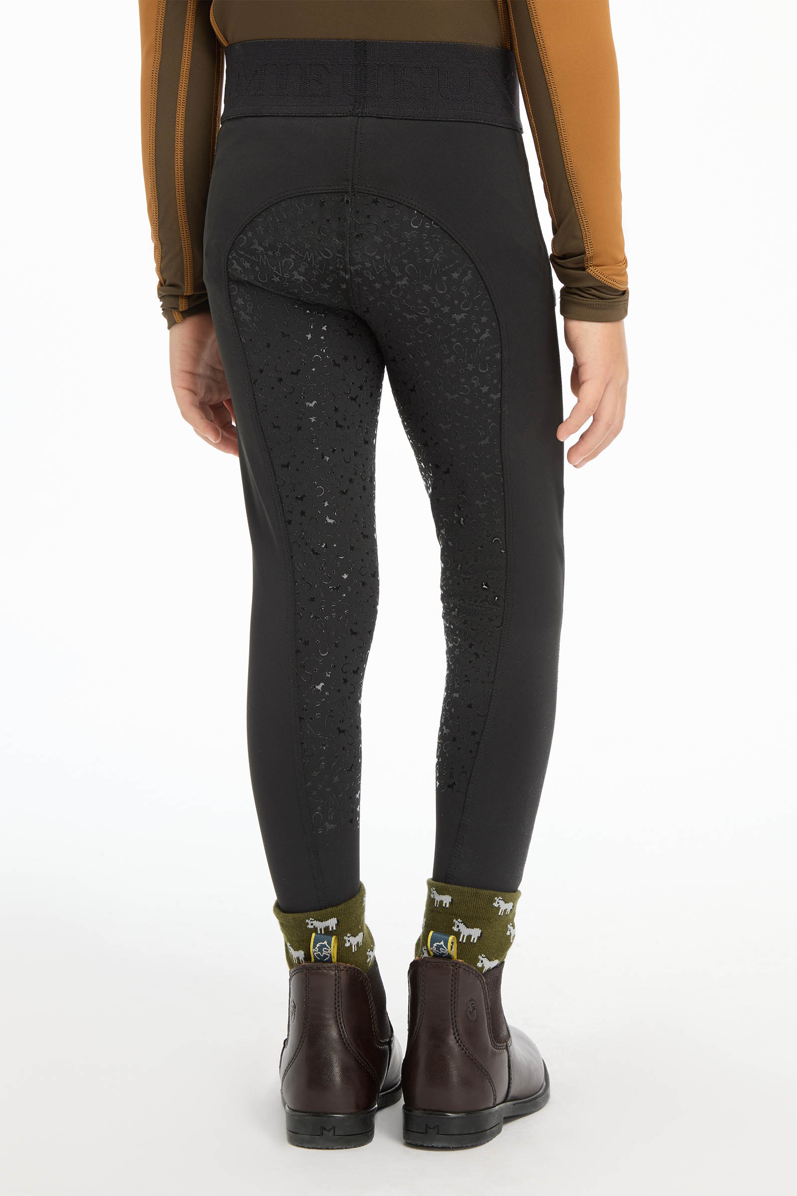 Black LeMieux Mini Pull On Kid&acute;s Riding Pants