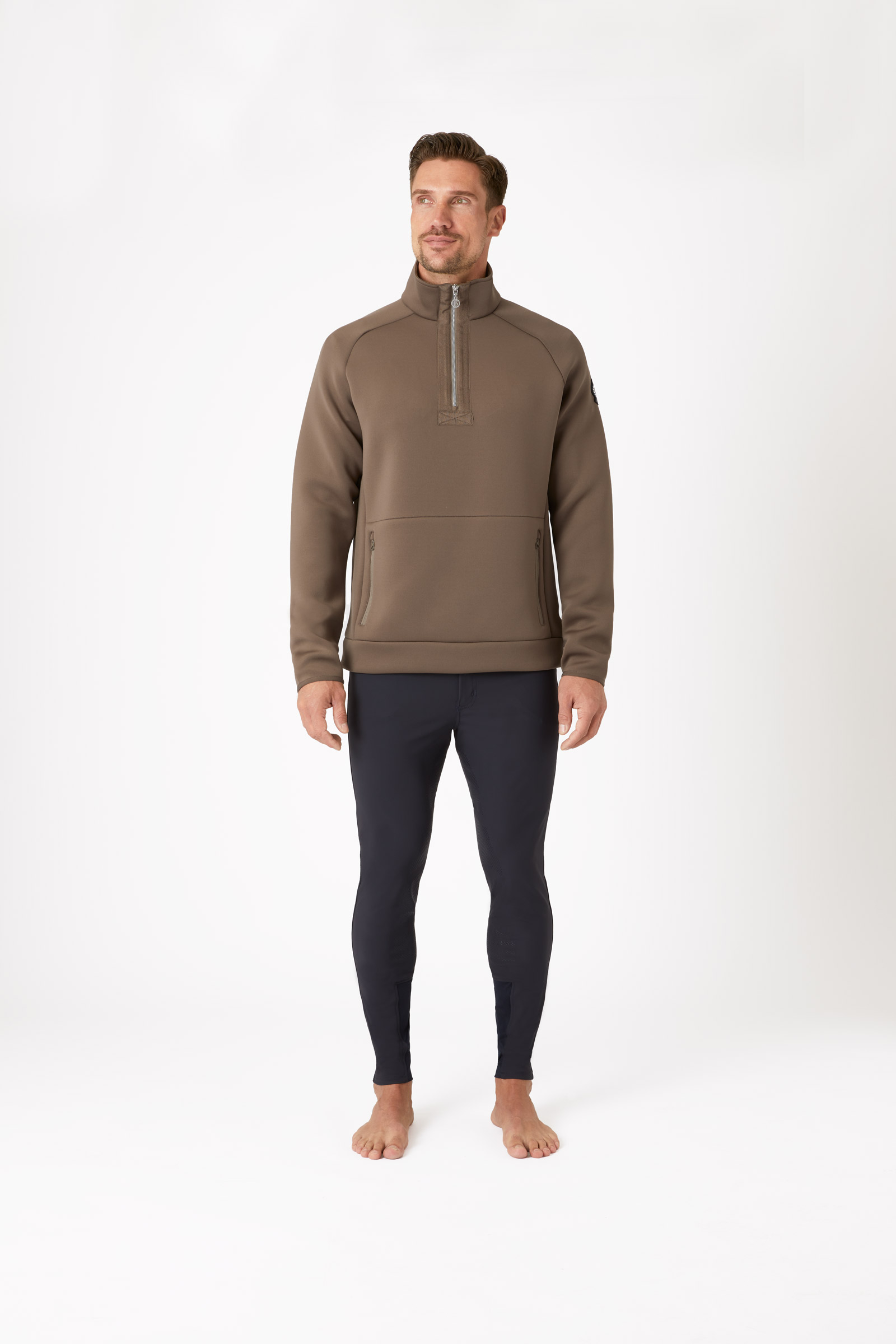 B Vertigo Nicolas Men's Functional Sweatshirt with Zipper Pockets