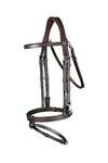 Dy'on Working Flat Leather Bridle With Snap Hooks 