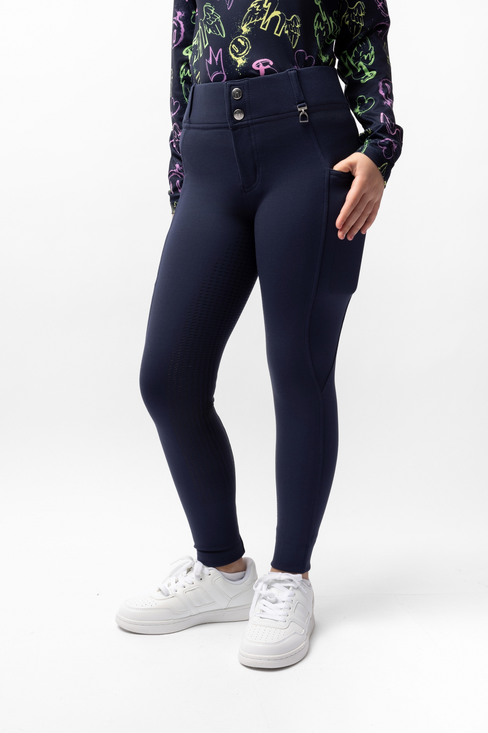Horze Mira Kids&acute; Full Grip Breeches