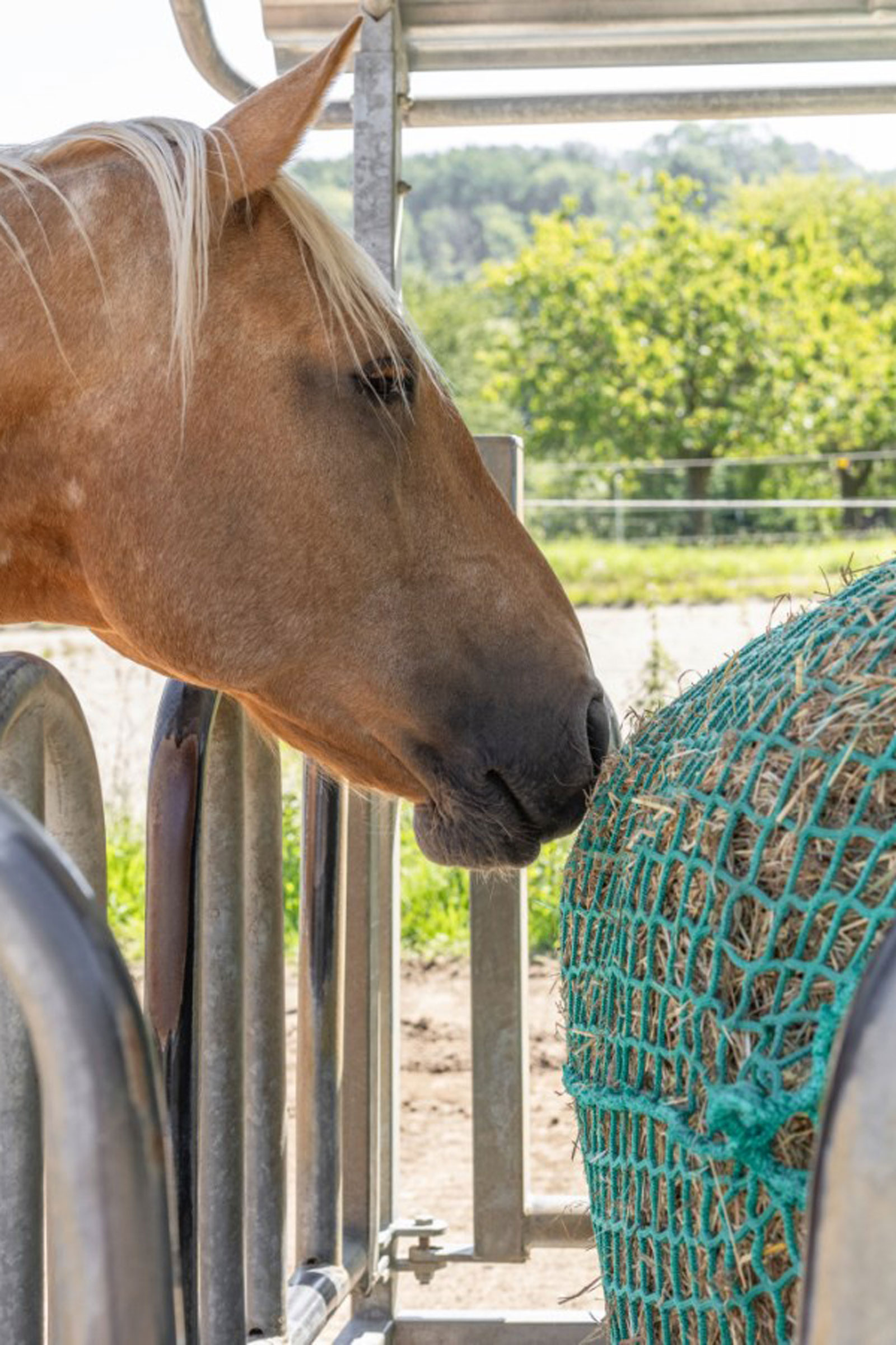 Kerbl Hay Net for Round Bales, hangable