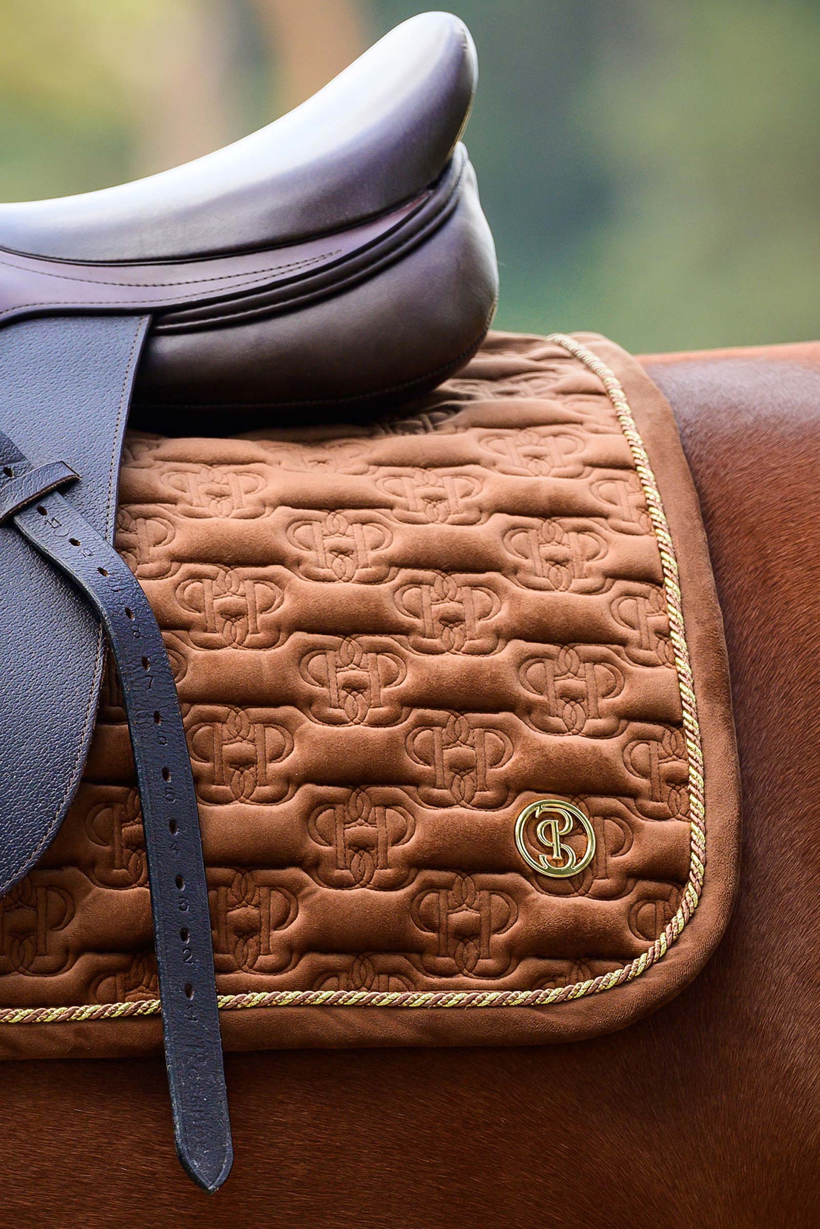 PS of Sweden Saddle Pad Velvet Monogram Jump