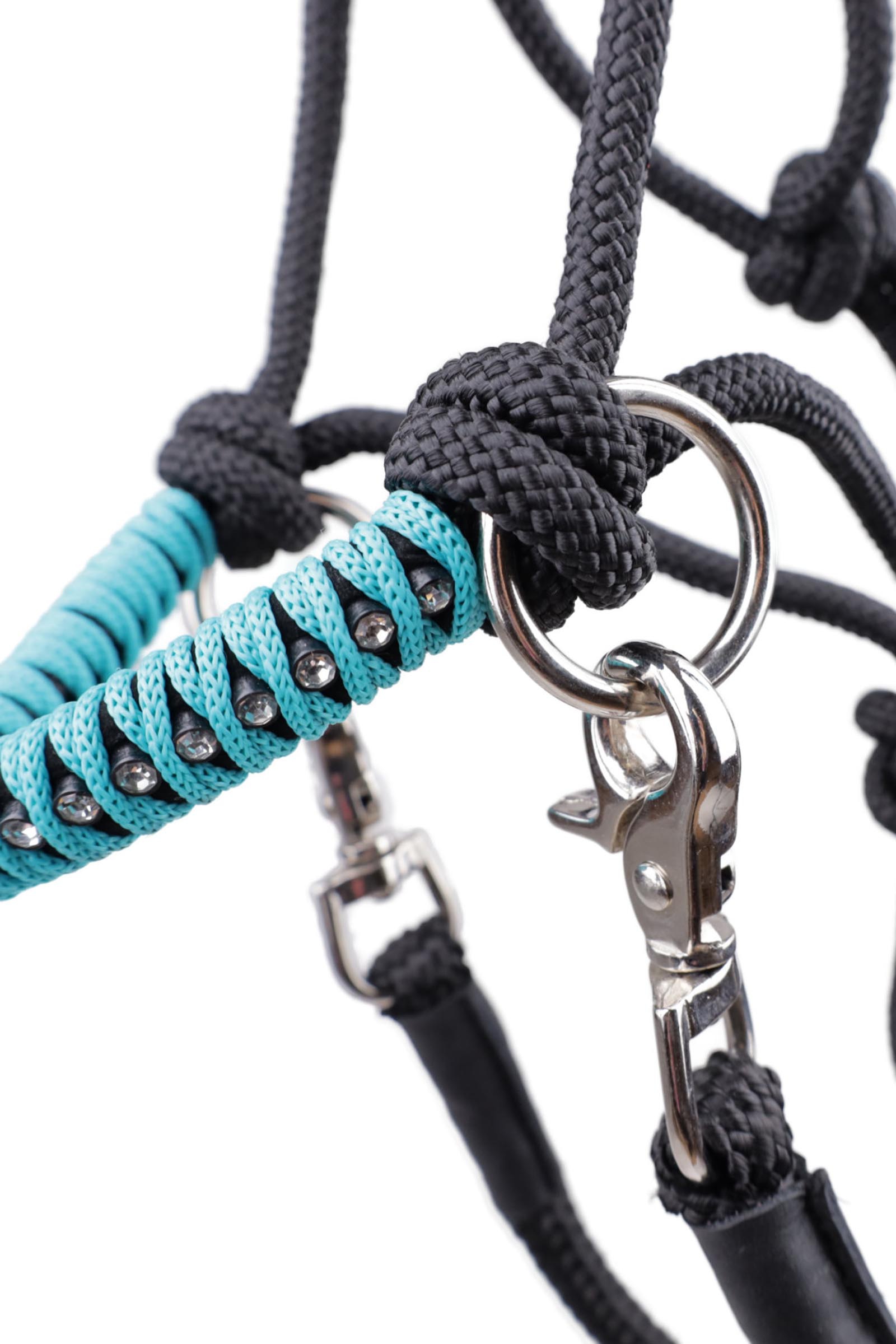 USG Knotted Rope Halter With Reins