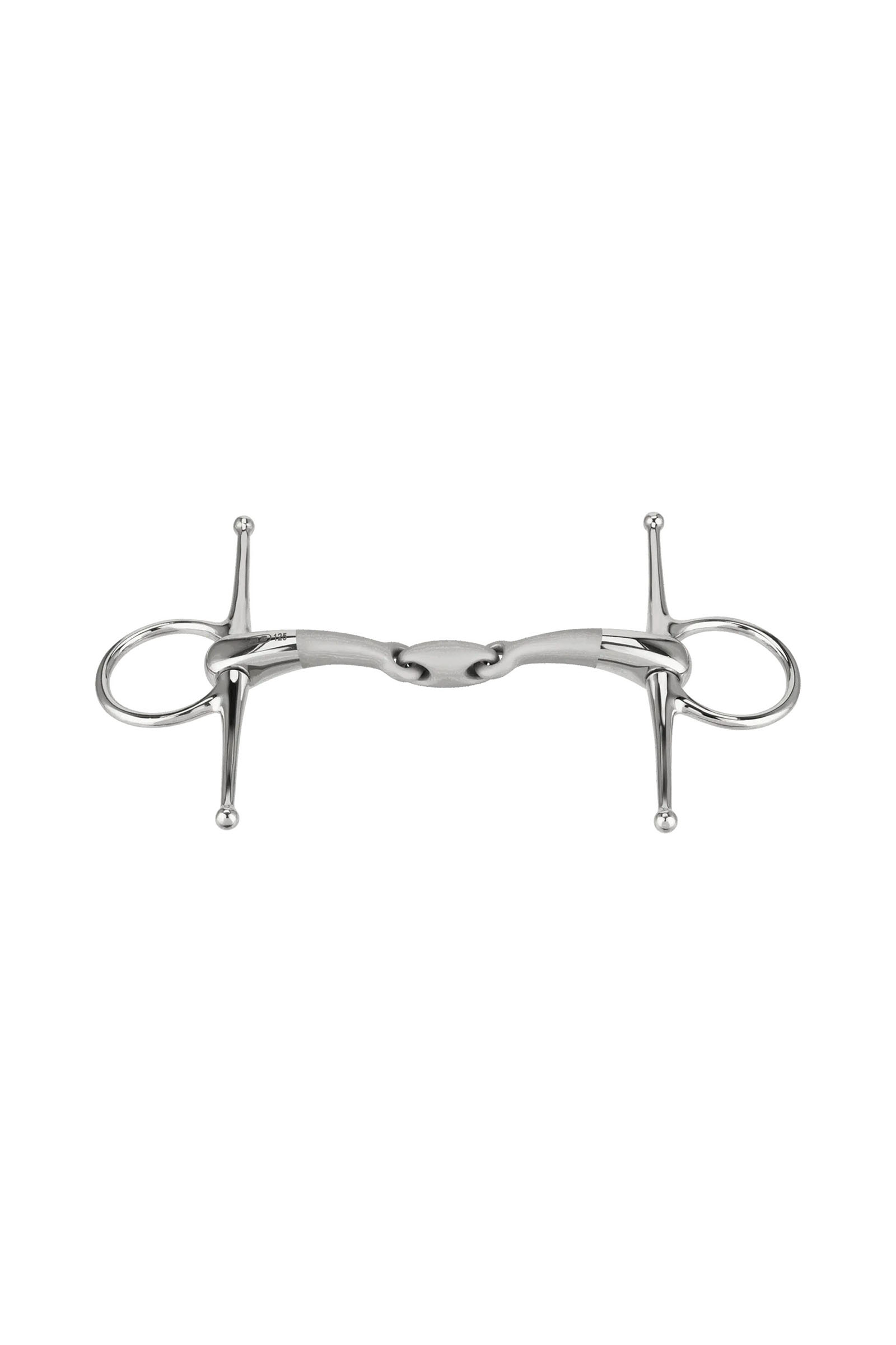 Sprenger Satinox Full Cheek Snaffle 14mm Stainless Steel Double Jointed