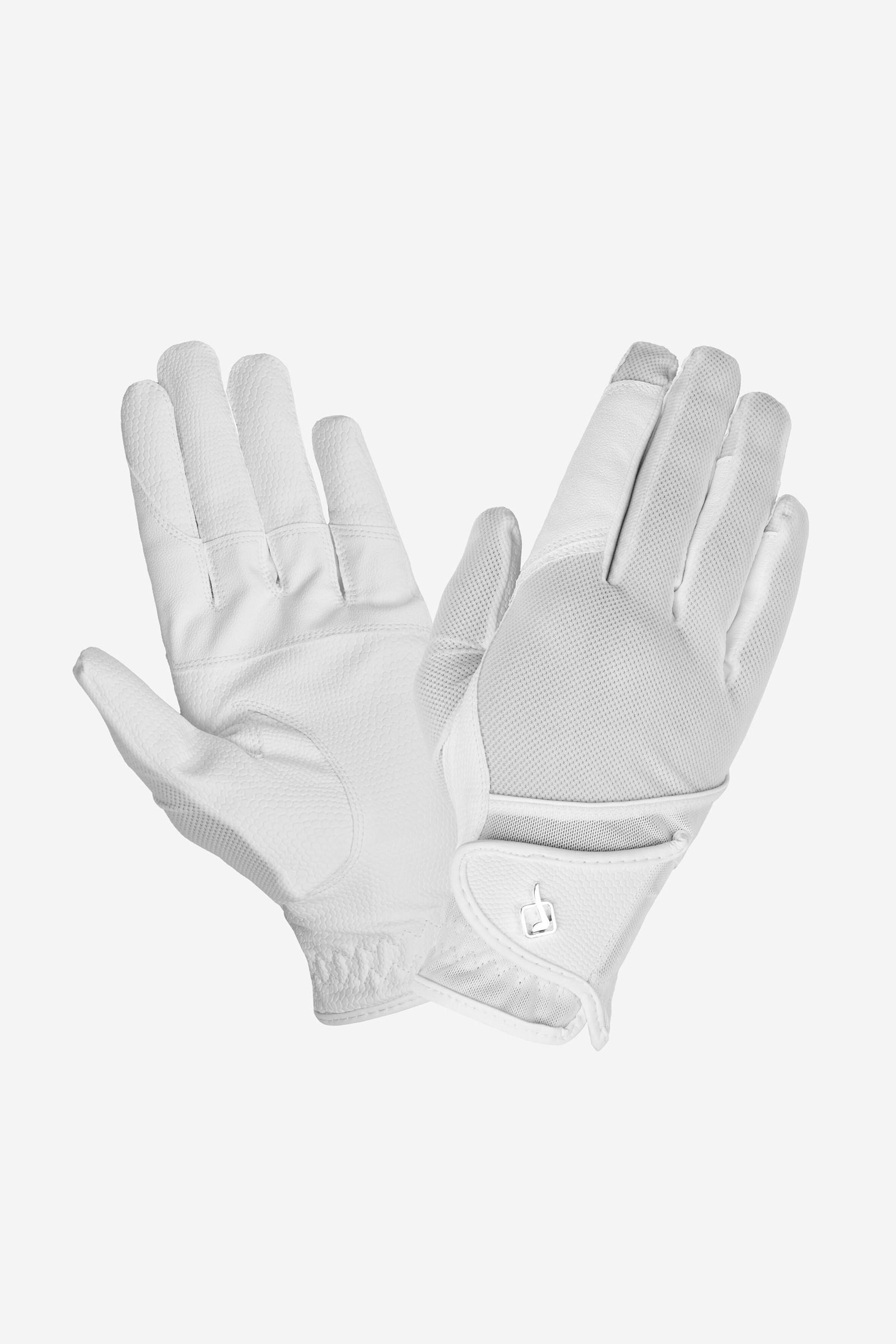 White LeMieux Pro Mesh Gloves