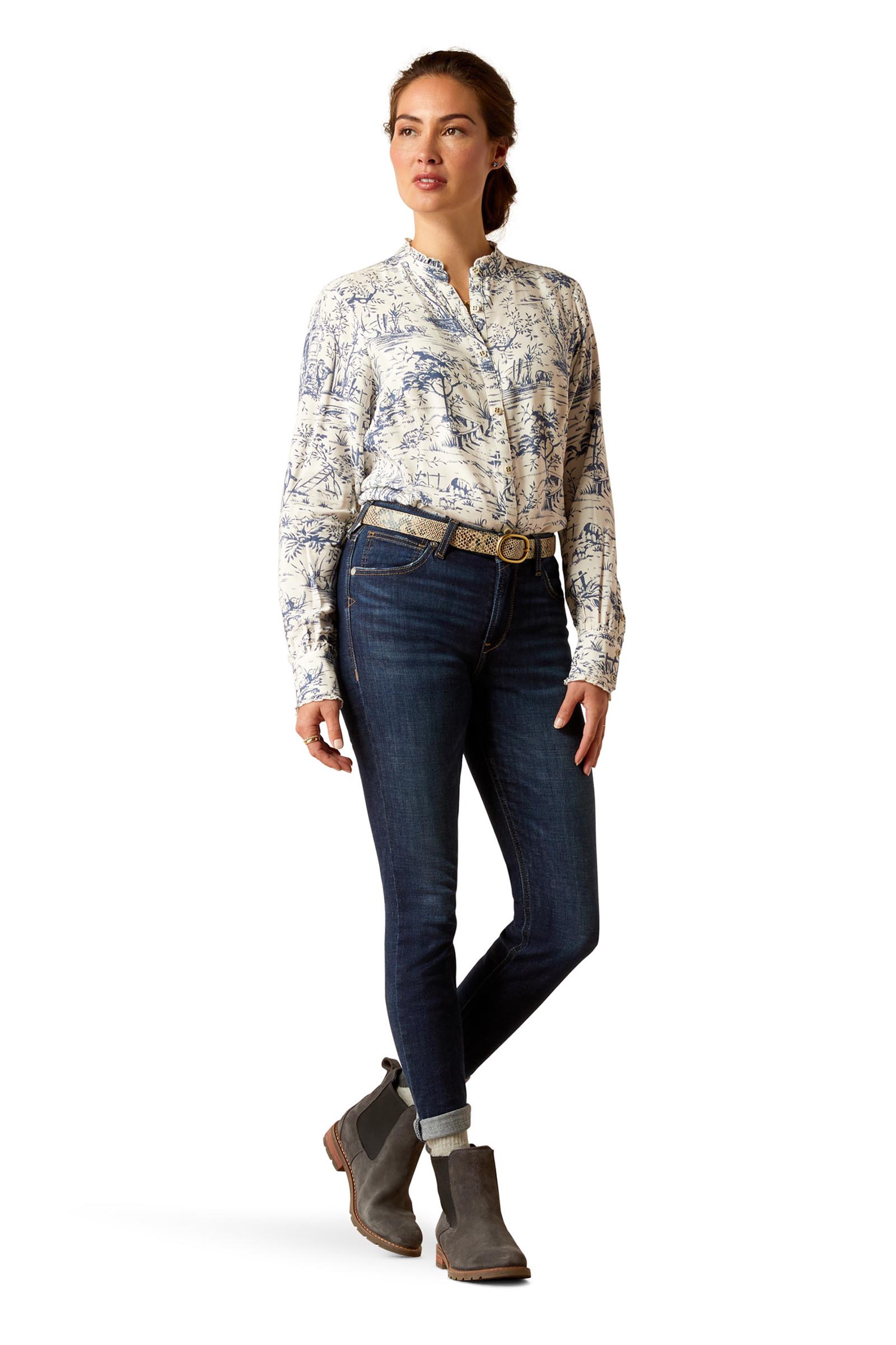 Ariat High Rise Bridle Women's Skinny Jeans