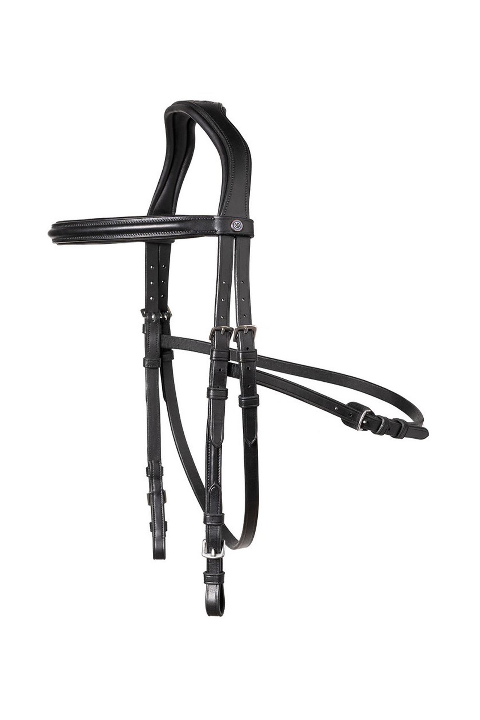 Black/Silver Trust Equestrian Hickstead Hackamore Bridle