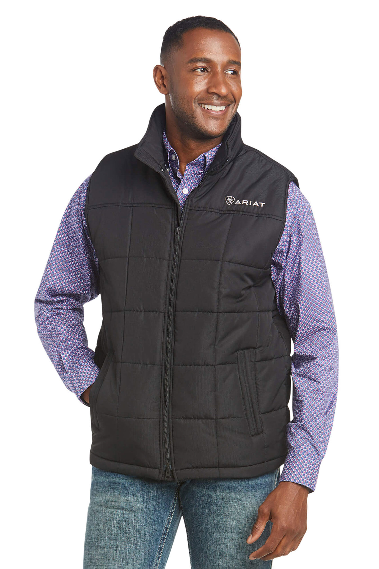 Black Ariat Crius Insulated Vest