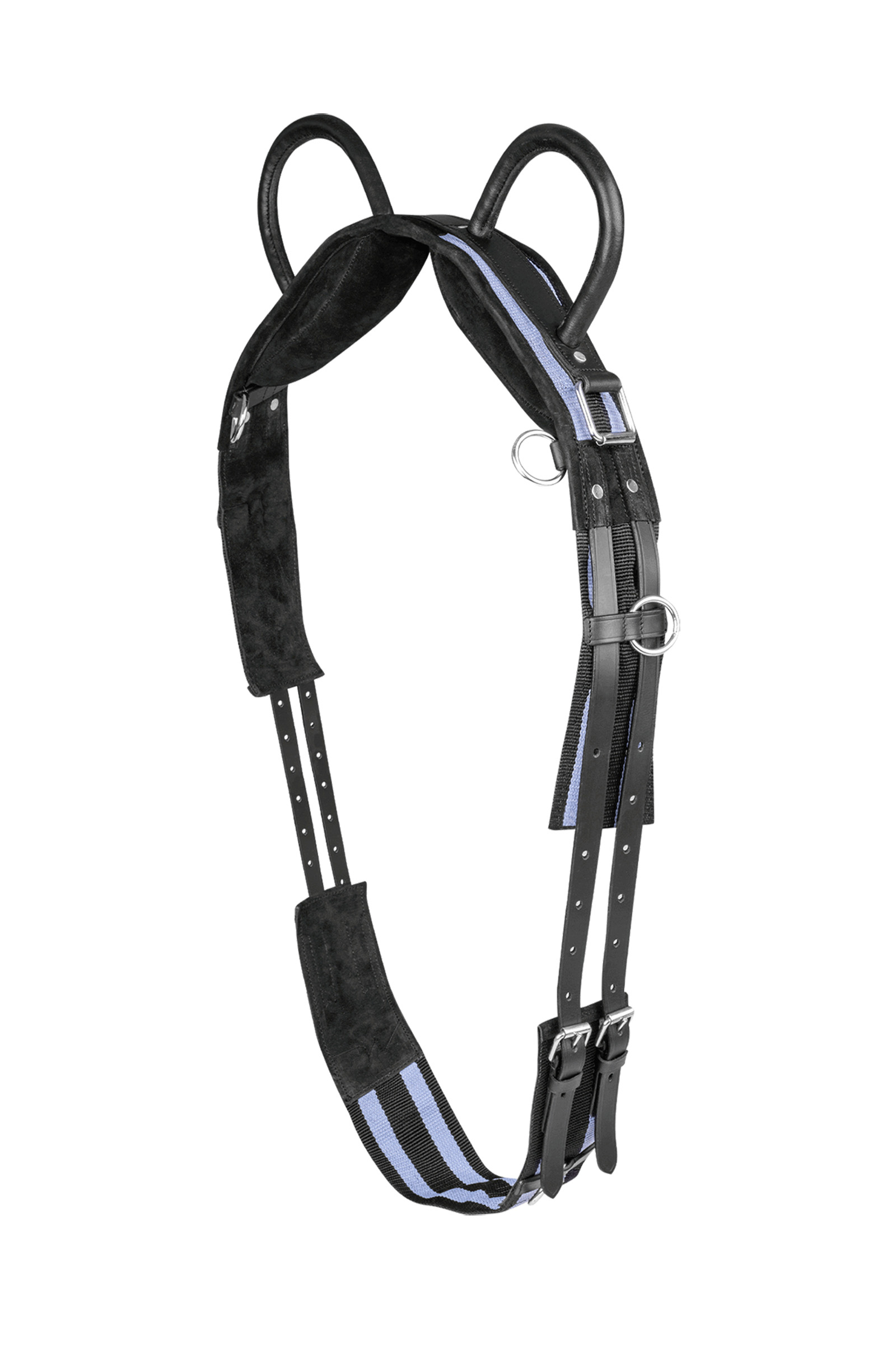 black/grey Waldhausen Surcingle with two handles