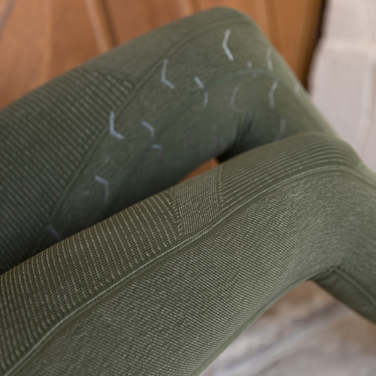 Horze Vanessa Women's Seamless Denim-Look Silicone Full Seat Tights