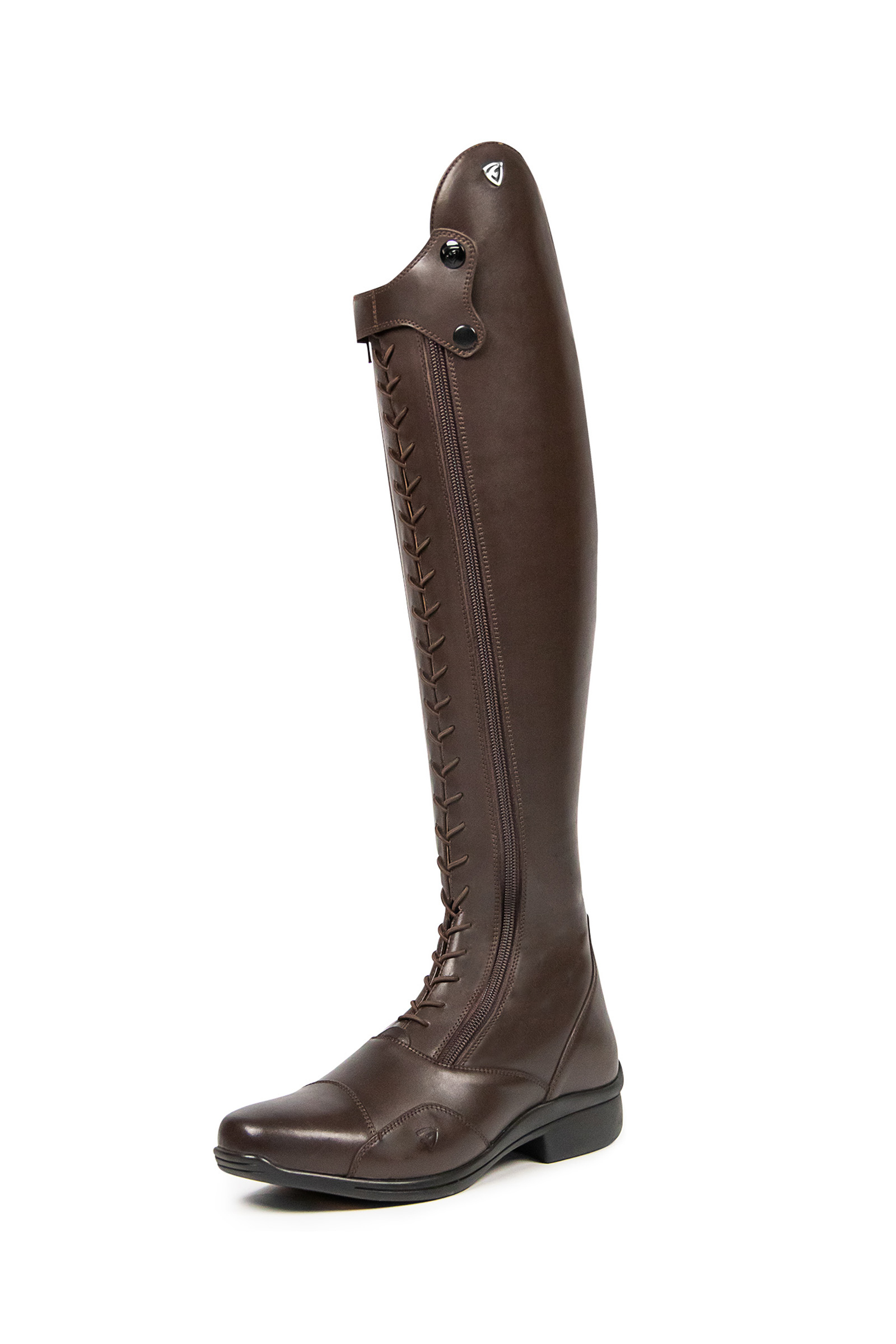 Dark Brown Tonics Solar Tall Riding Boots