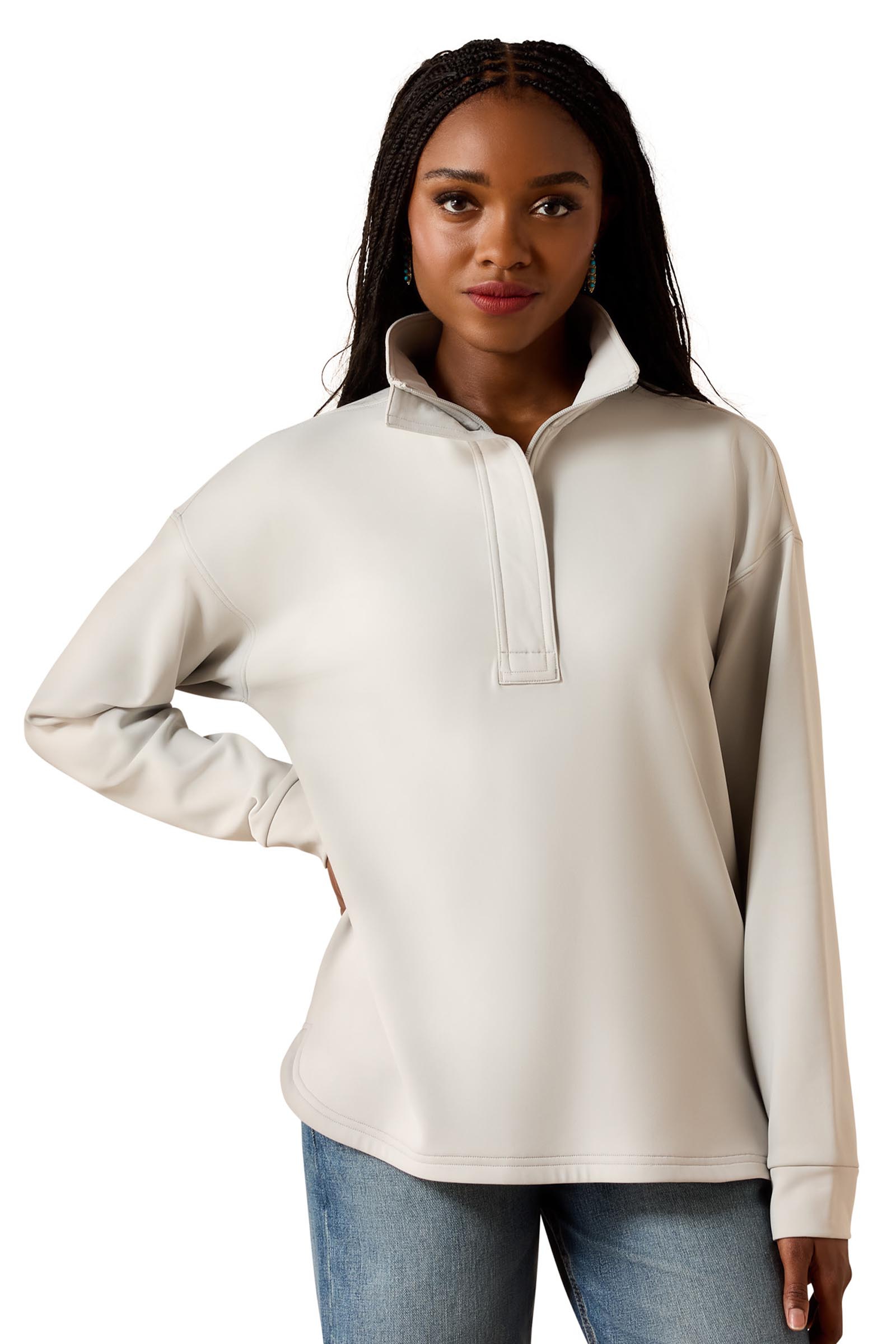 Ariat Women's Breeze Logo 1/2 Zip Sweatshirt
