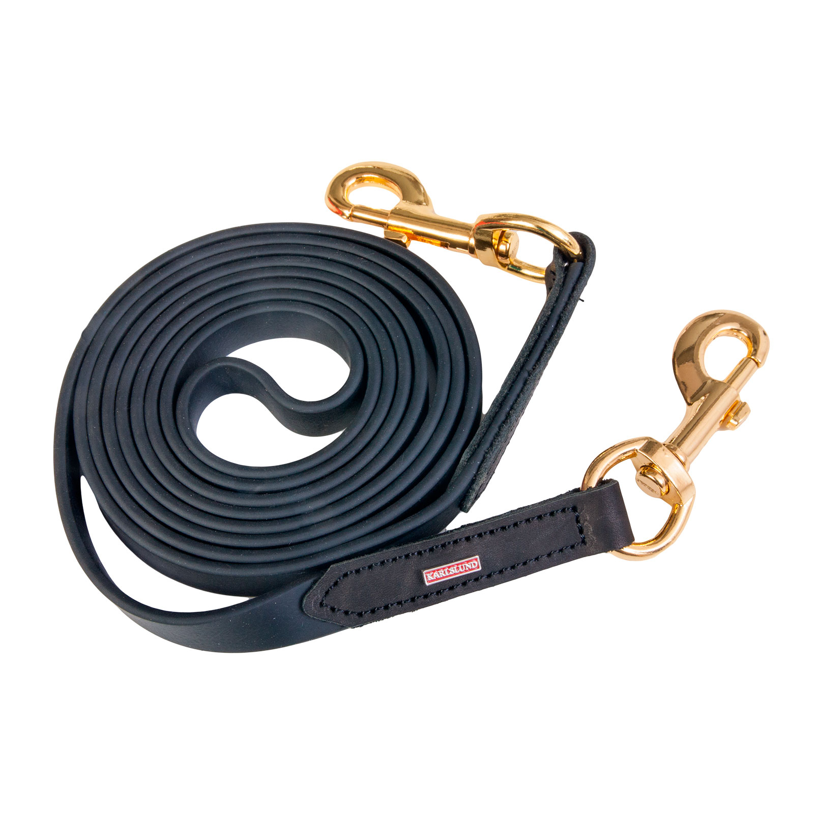 Black/Brass Karlslund SuperStrap reins