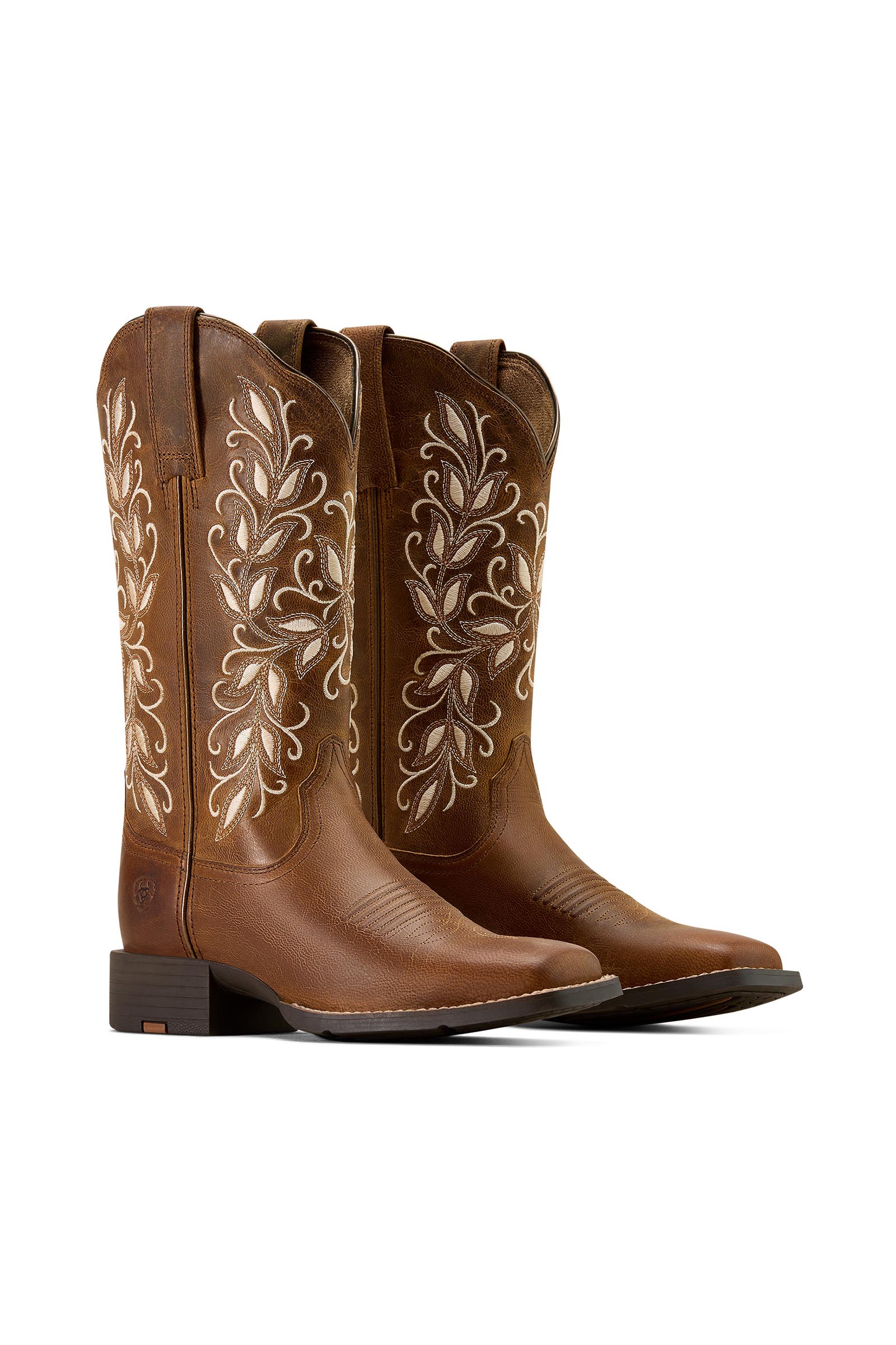 Ariat Women's Round Up Holly Wide Square Toe Western Boots