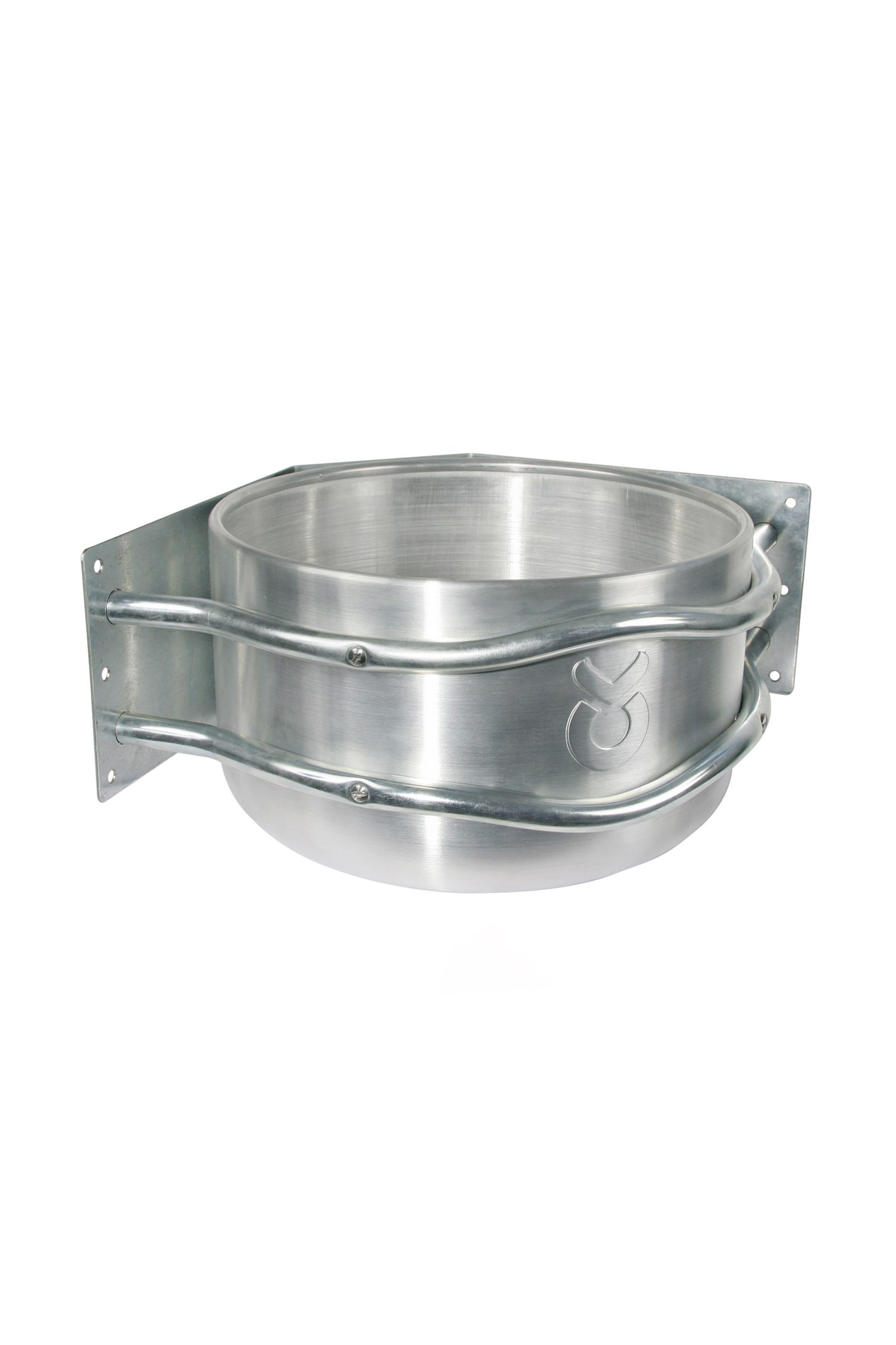 Kerbl Feed trough aluminium, round
