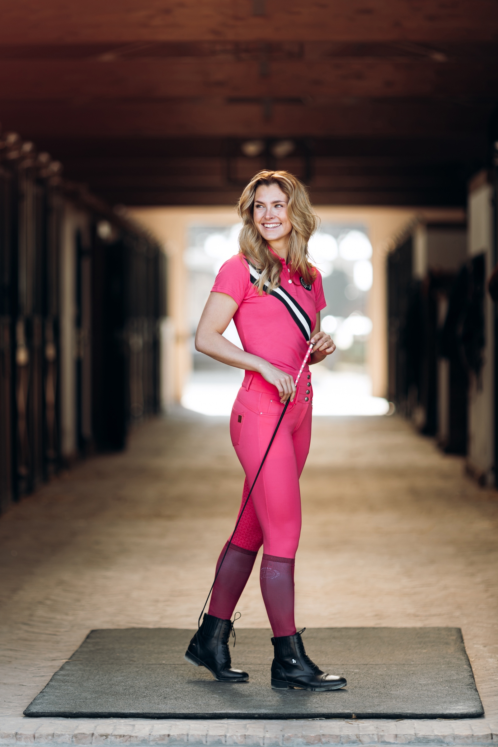 Horze Printed Riding Socks with Thin Shaft